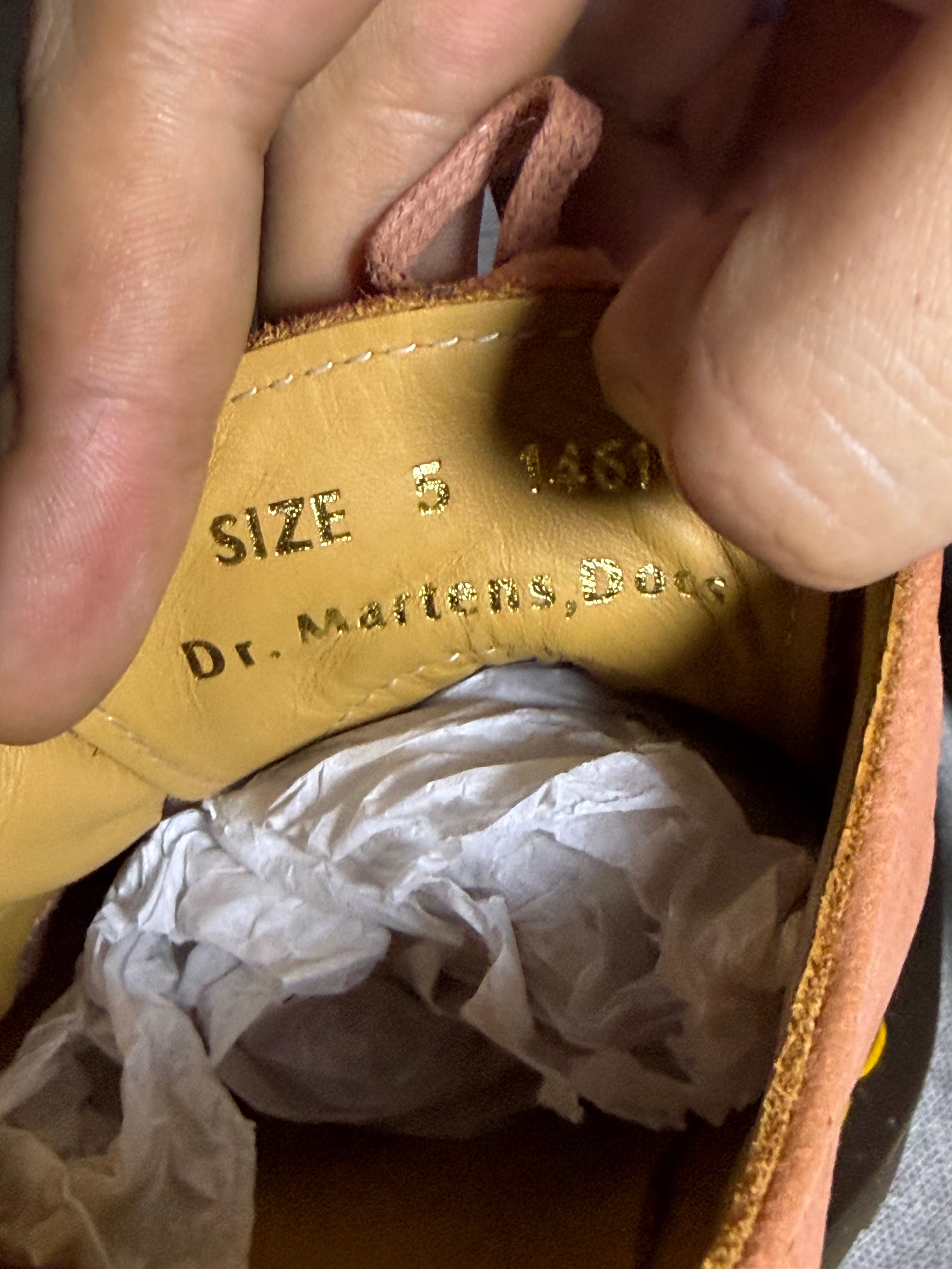 Dr. Martens x C.F. Stead 1461 Pink Savannah Nubuck Made in England EU 38 - New in Box