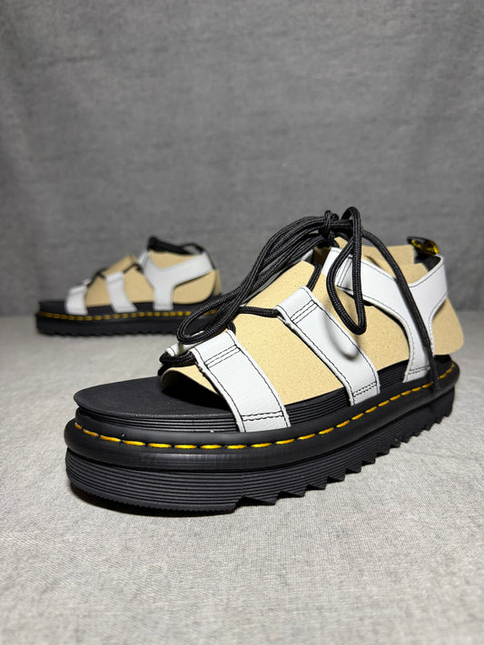 Dr. Martens Nartilla Lace-Up Sandal - Mist Grey Size 40
