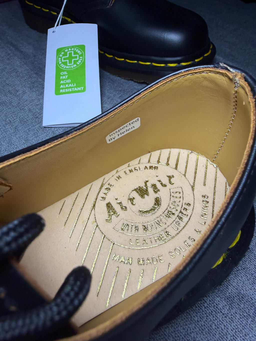 Dr. Martens 1461 Vintage Made in England Quilon
Leather EU 37 - New in Box