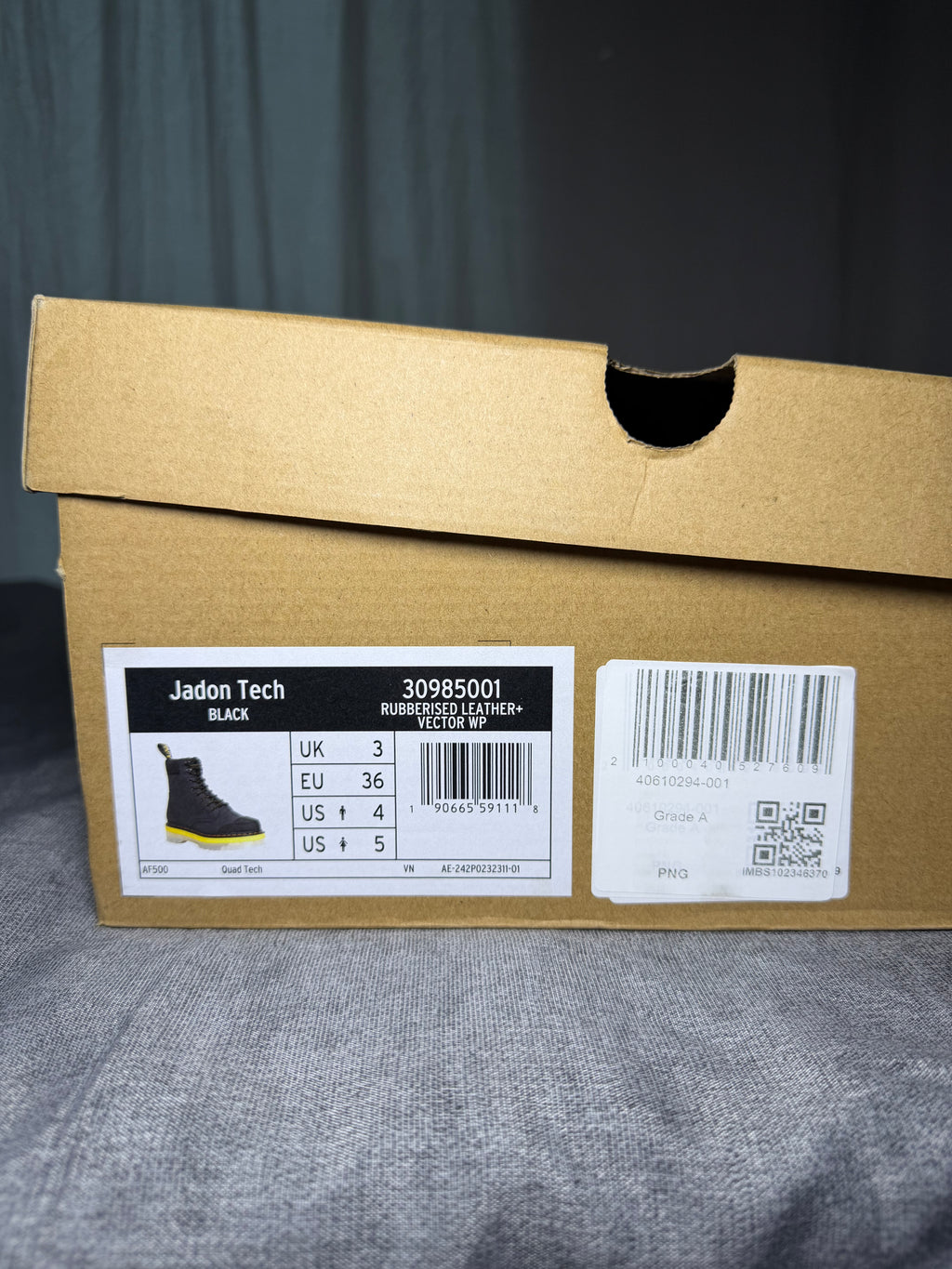 Dr. Martens Jadon Tech Black Platform Boots EU
36