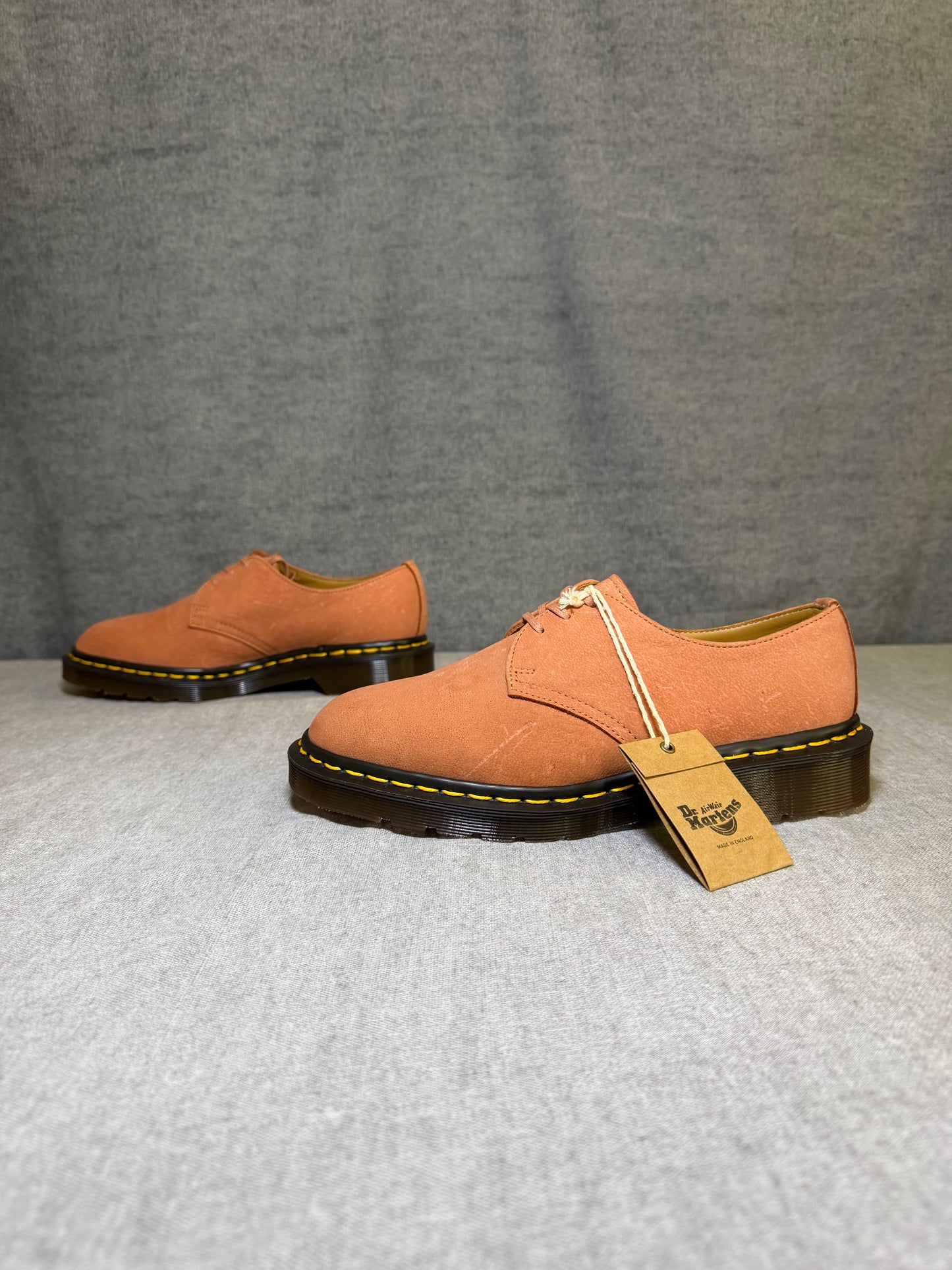 Dr. Martens Made in England 1461 Oxford Shoe - Pink Savannah Nubuck Size 38