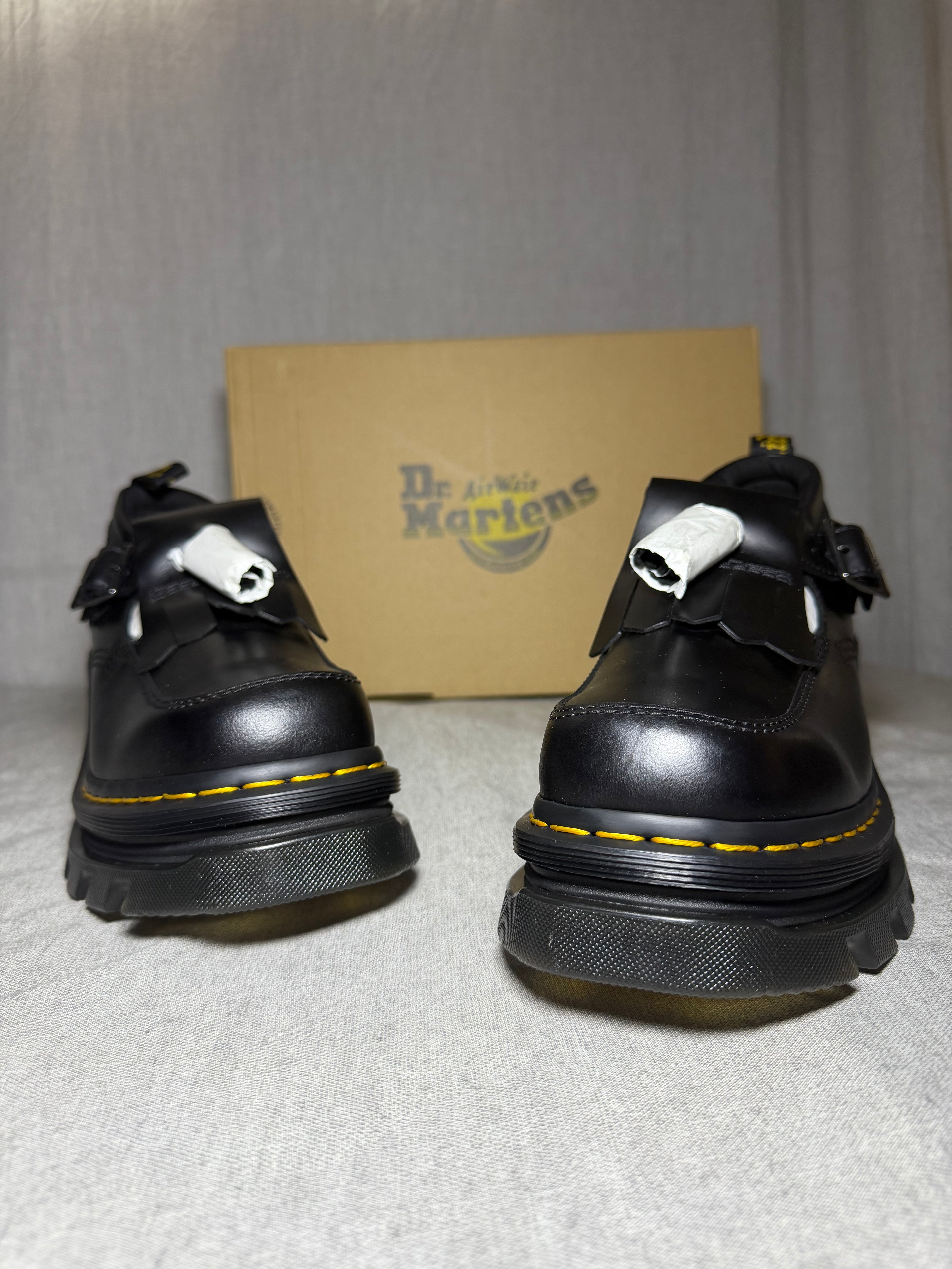 Dr. Martens Corran Mary Jane Platform Shoes - Black - EU 41 UK 8 US W 10