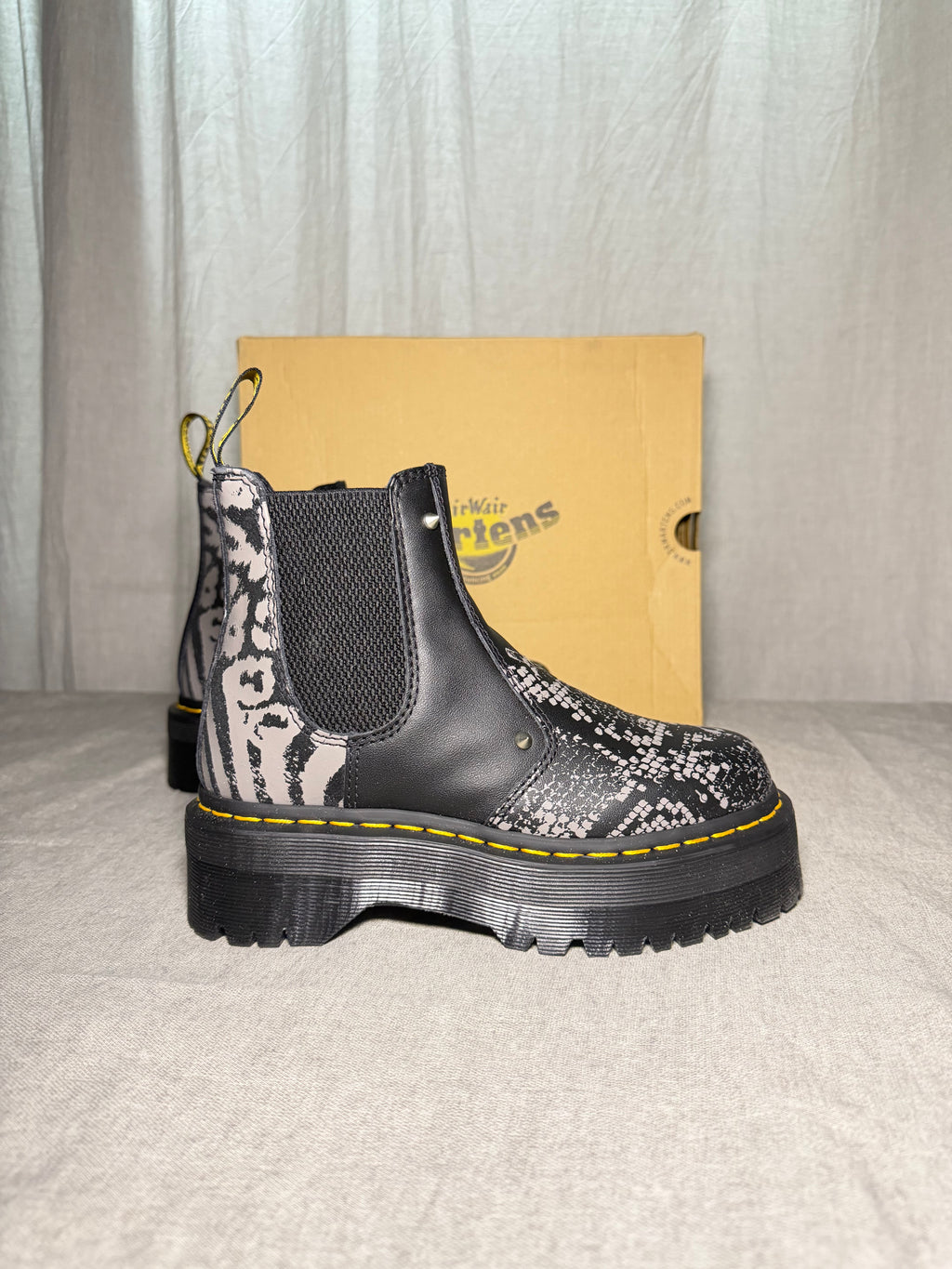 Dr. Martens 2976 Quad Animal Clash Platform Boots EU 36 UK 3 US L 5 New with tags