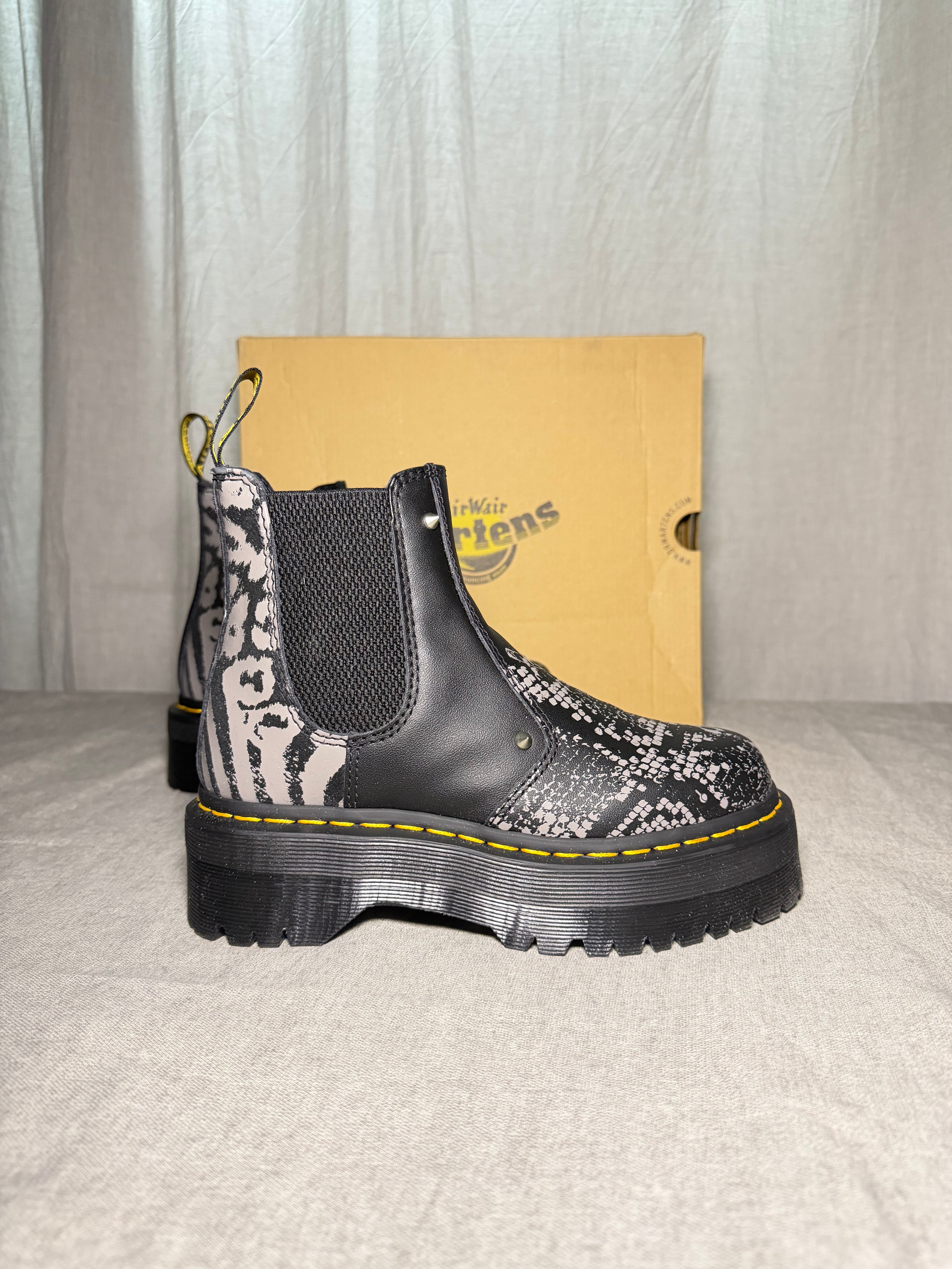 Dr. Martens 2976 Quad Animal Clash Platform Boots EU 36 UK 3 US L 5 New with tags