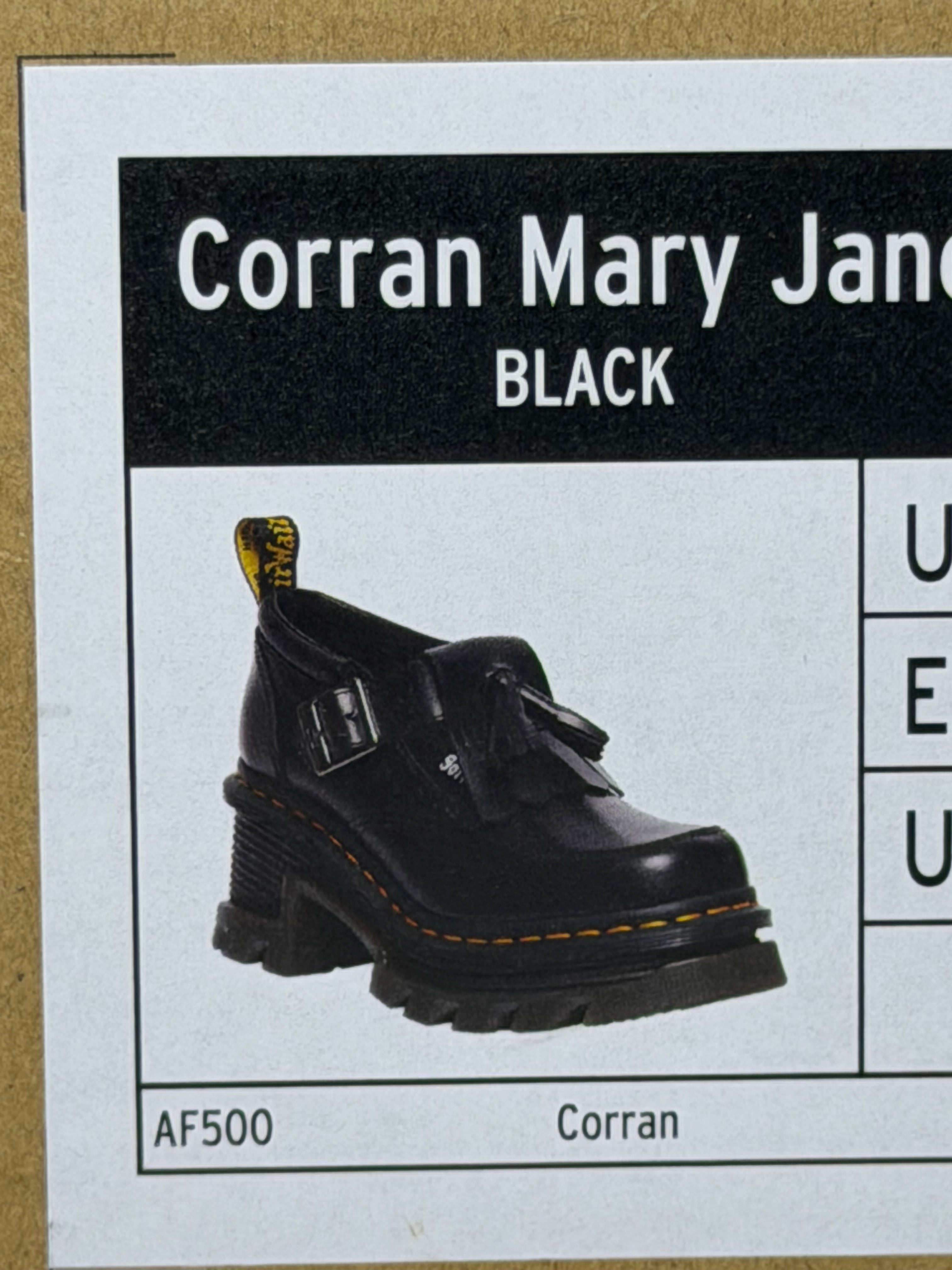 Dr. Martens Corran Mary Jane Platform Shoes - Black - EU 41 UK 8 US W 10