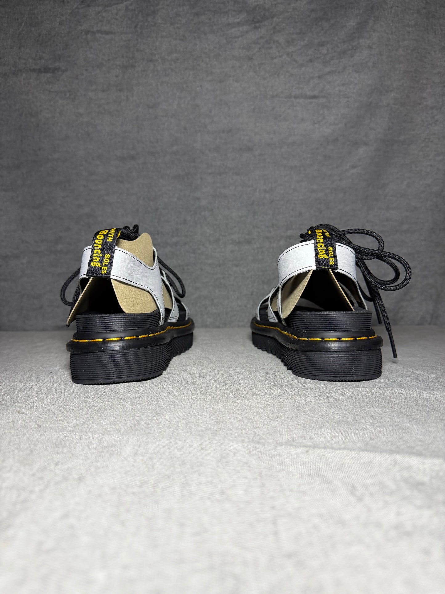 Dr. Martens Nartilla Lace-Up Sandal - Mist Grey Size 40