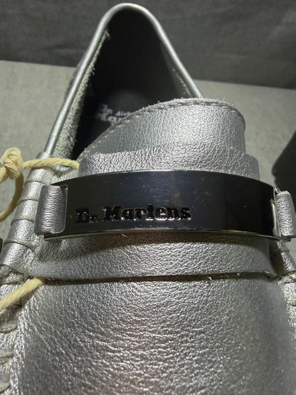 Dr. Martens Penton II Quad Platform Loafer - Silver Metallic Size 40