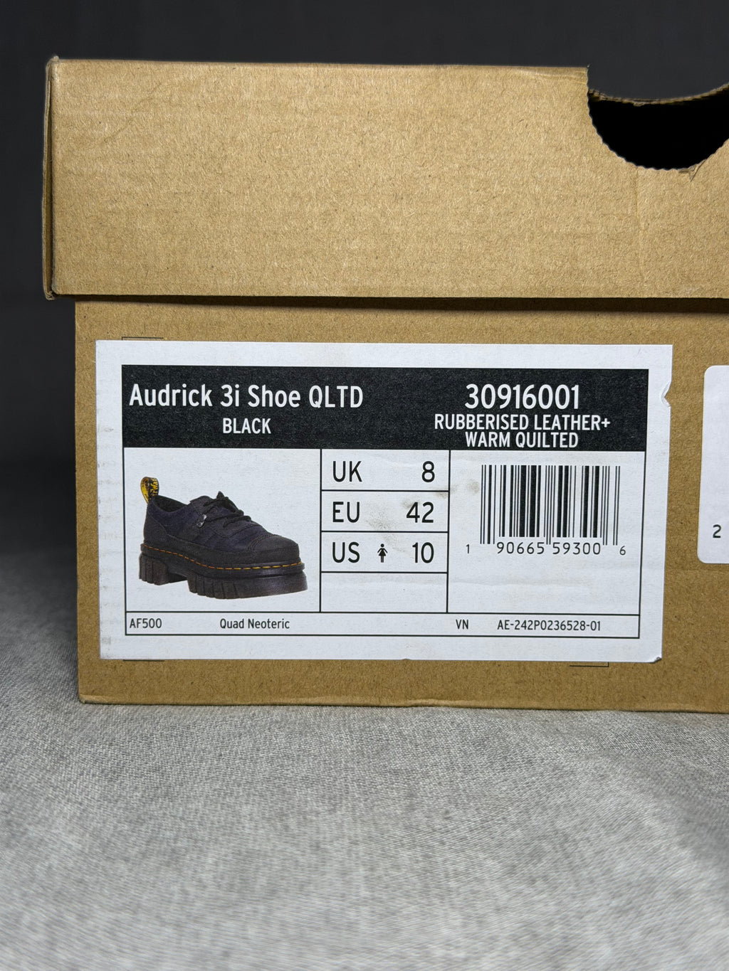 Dr. Martens Audrick 3i Quilted Platform Shoes
EU 42