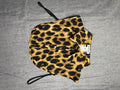 MANGUUN Leopard Print Detachable Fake Collar One Size 100% Viscose