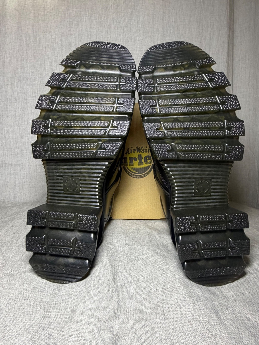Dr Martens Corran Mary Jane Shoes Black Atlas Leather Chunky Platform EU 41 US 9
