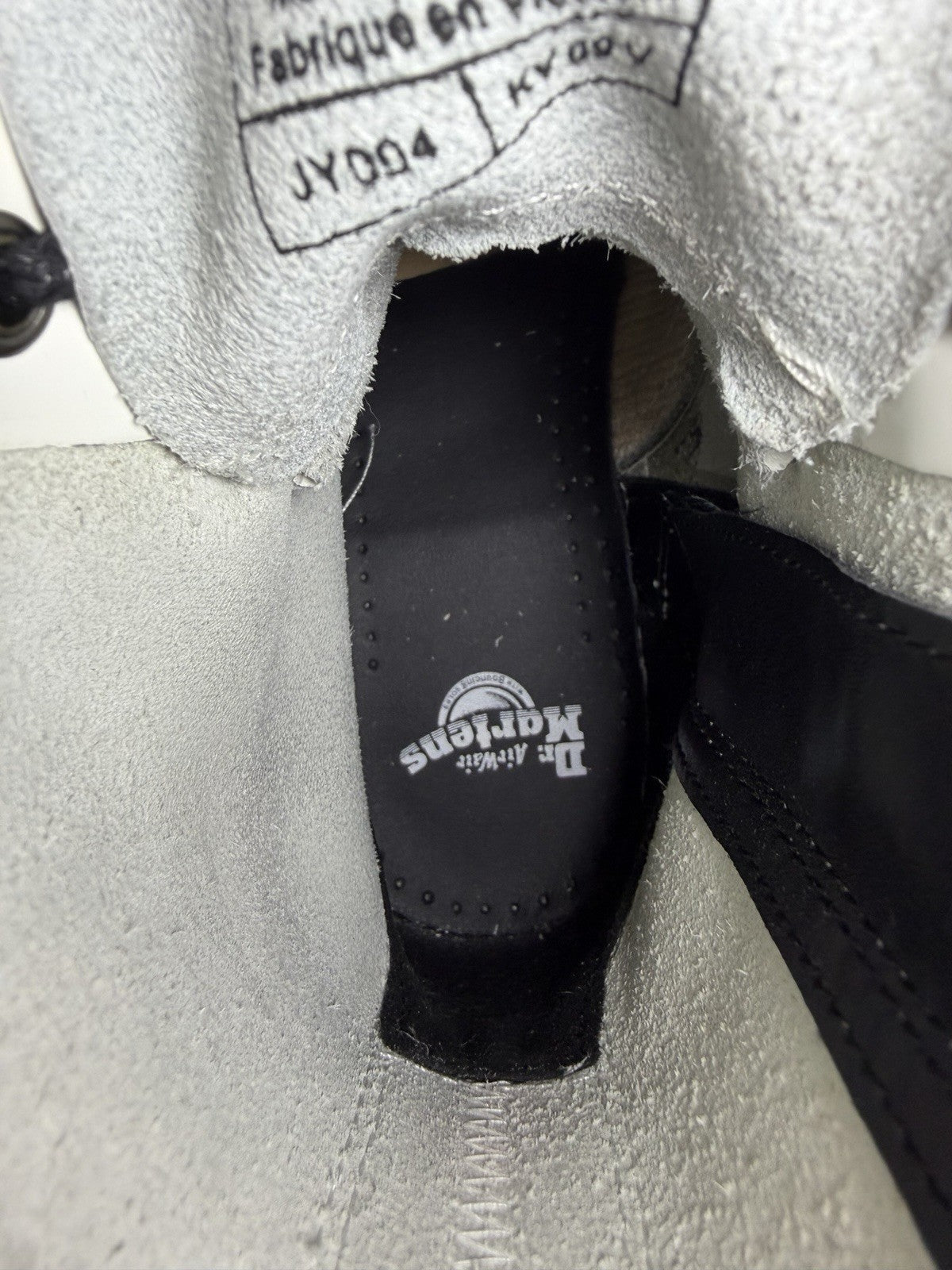 Dr. Martens Jadon White Polished Leather Size 38 Very Good Used 