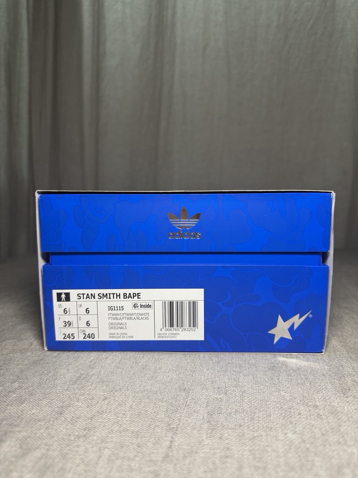 adidas Stan Smith BAPE Limited Edition 30 Jahre Weiß Camouflage IG1115 EU 39 1/3