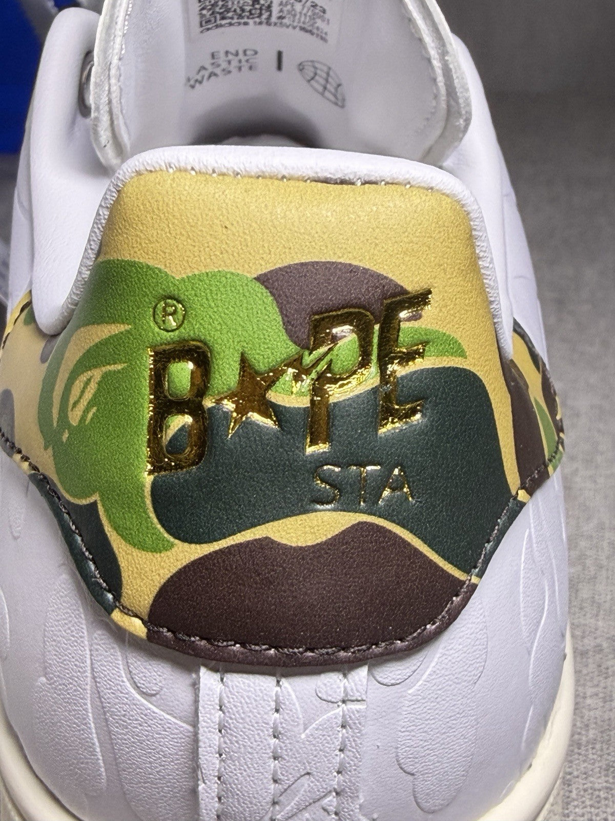 adidas Stan Smith BAPE Limited Edition 30 Jahre Weiß Camouflage IG1115 EU 39 1/3