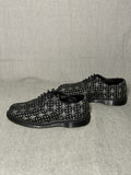 Dr. Martens Briar Oxford Shoes Black Skull Crossbones Canvas Size UK 3 EU 36