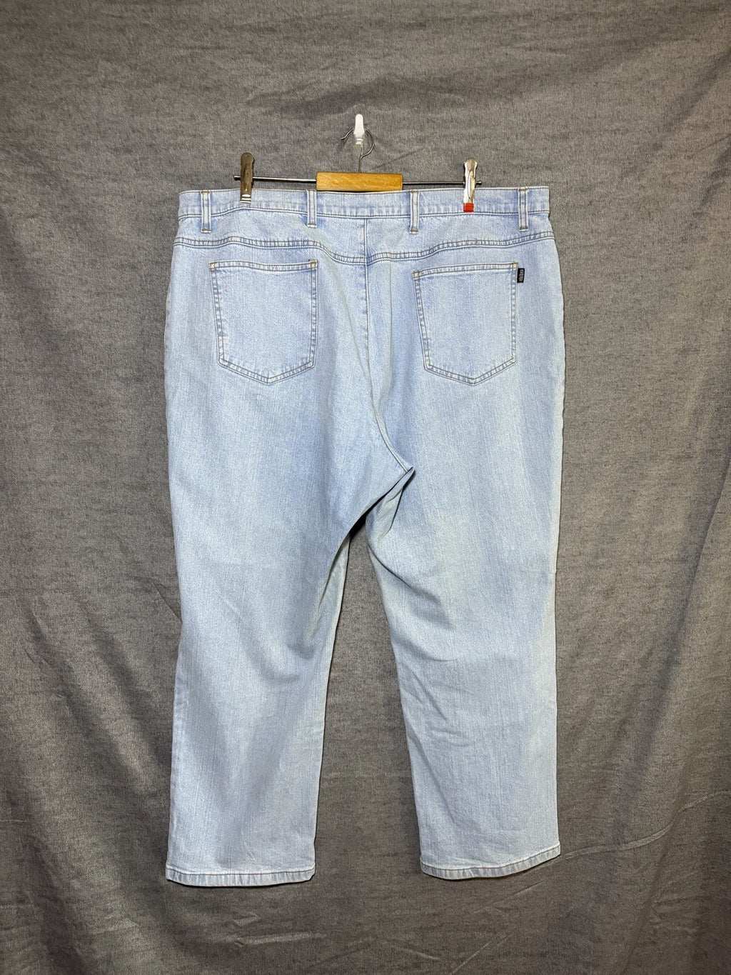 Mia Linea Plus Size Jeans Womens 18W EUR 52 Light Wash Stretch Denim Pants