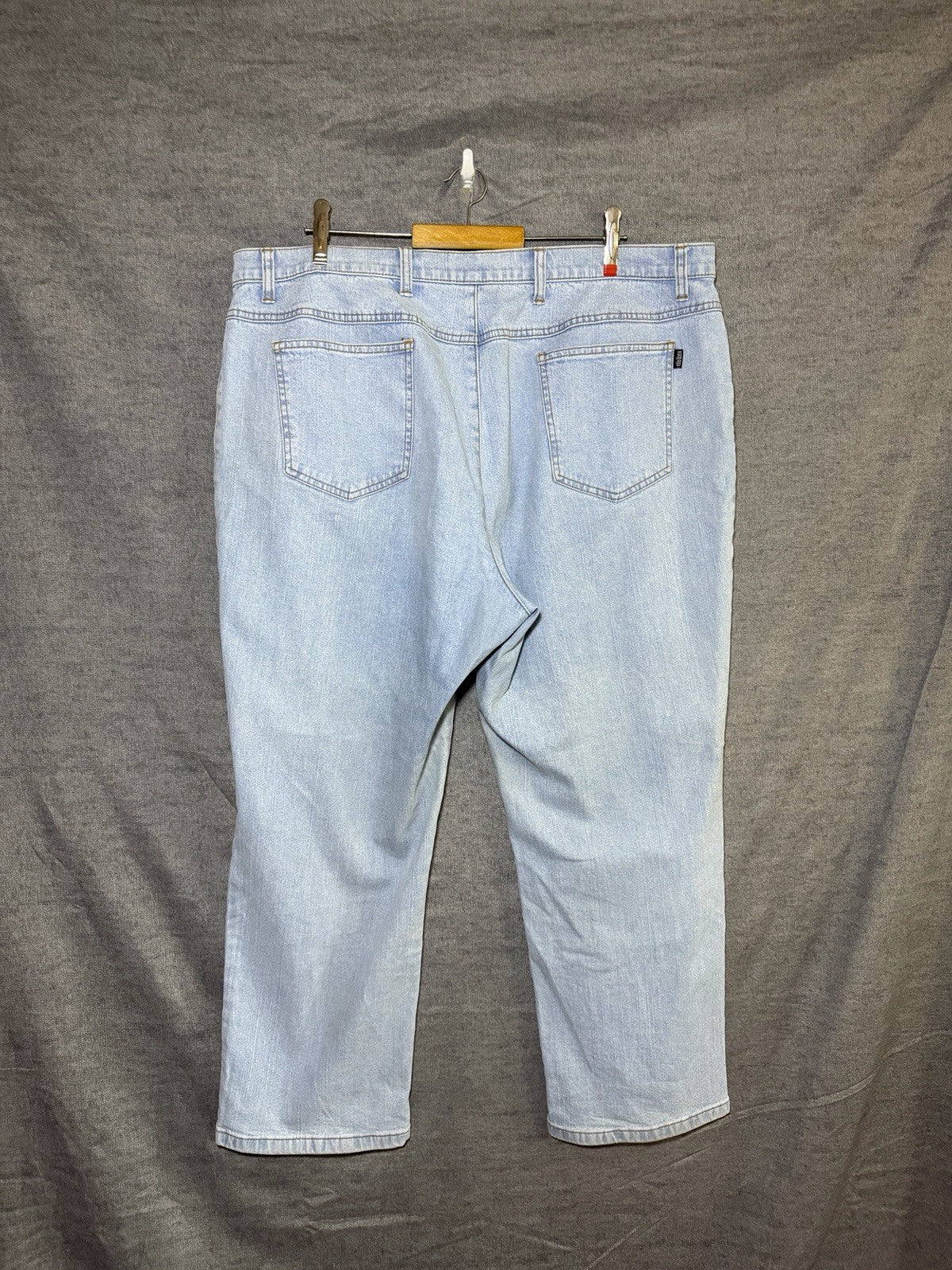 Mia Linea Plus Size Jeans Womens 18W EUR 52 Light Wash Stretch Denim Pants