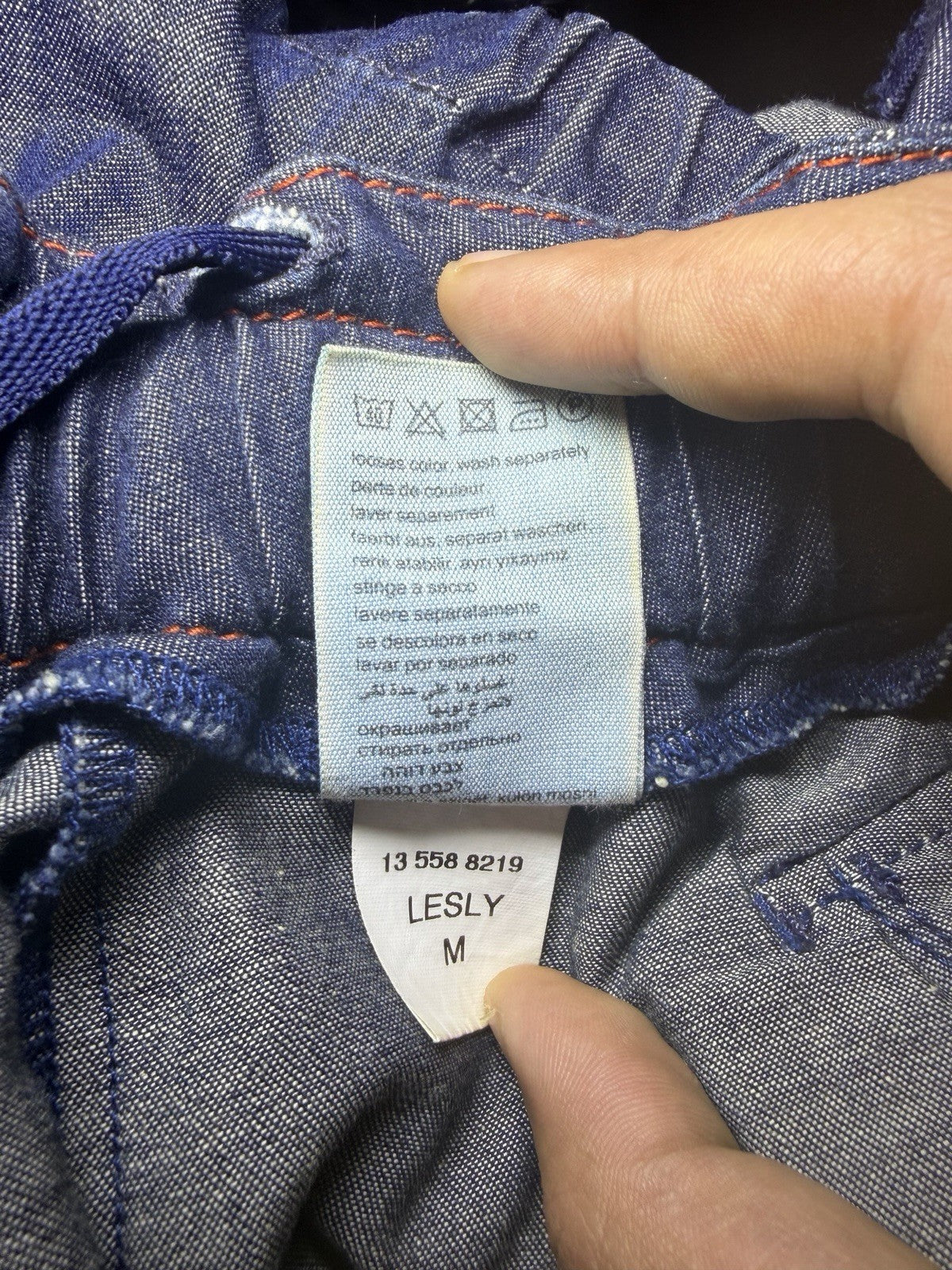 Mavi Jeans Lesly Women's Blue Denim Bubble Balloon Skirt Size M Cotton