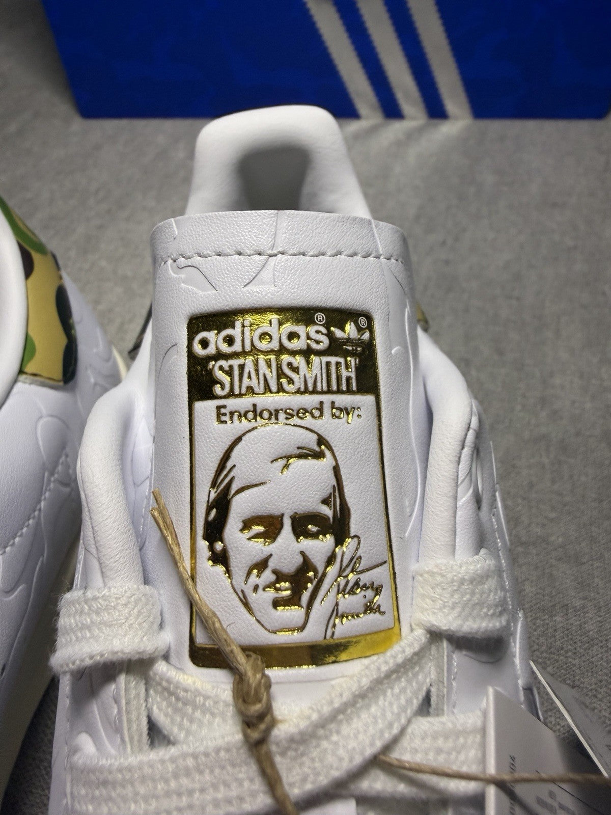 adidas Stan Smith BAPE Limited Edition 30 Jahre Weiß Camouflage IG1115 EU 39 1/3