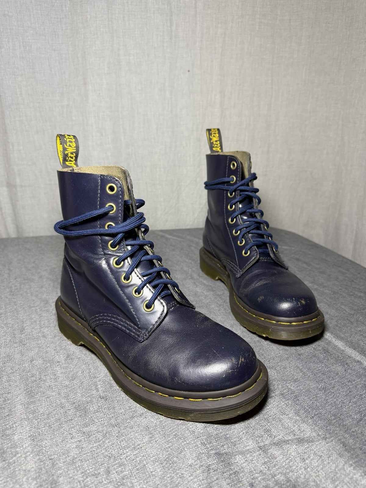 Dr. Martens Pascal 1460 Size 37 Navy Blue Okay Used 