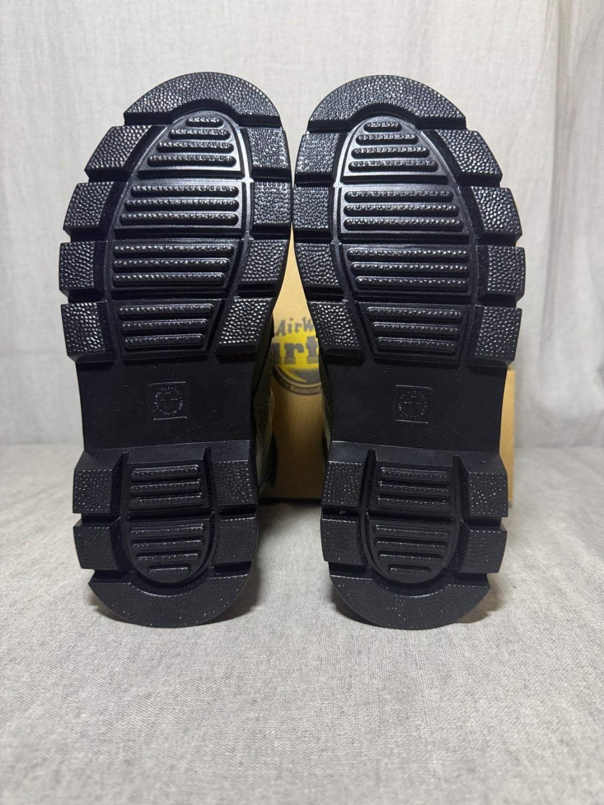Dr Martens Combs Tech II Utility Boots Khaki Green Ripstop Womens EU 37 US 6 New