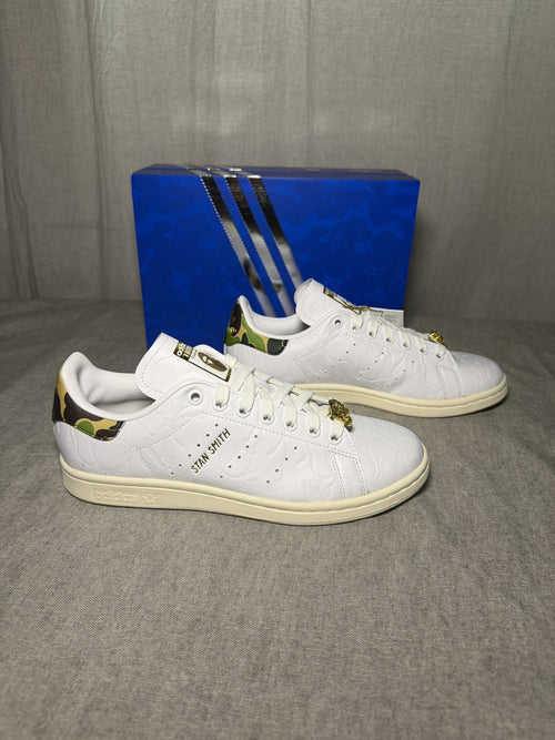 adidas Stan Smith BAPE Limited Edition 30 Jahre Weiß Camouflage IG1115 EU 39 1/3