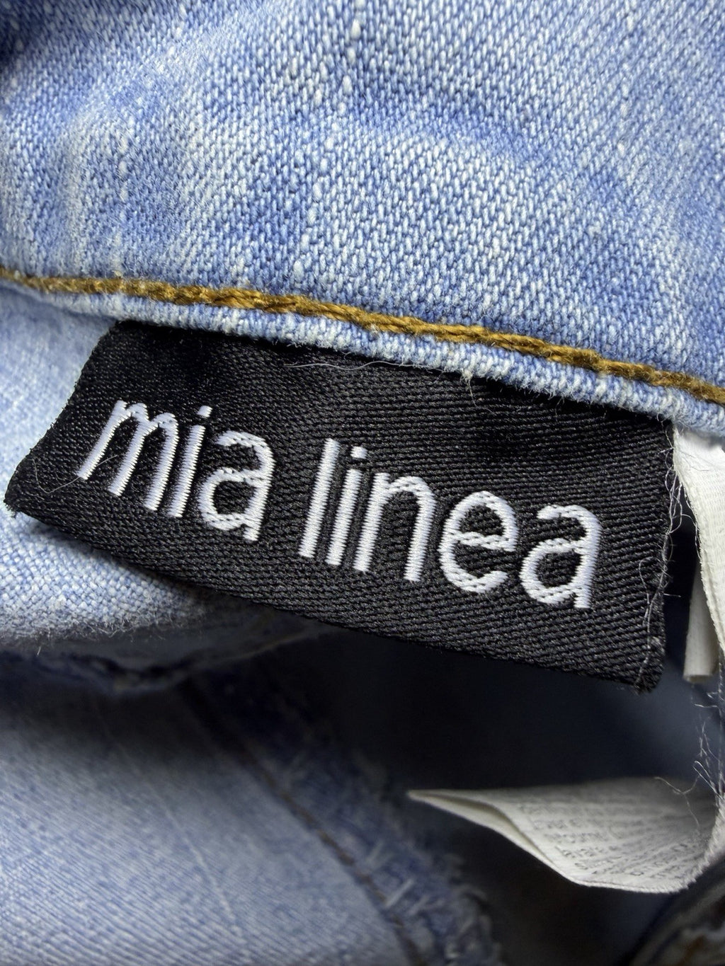 Mia Linea Plus Size Jeans Womens 18W EUR 52 Light Wash Stretch Denim Pants