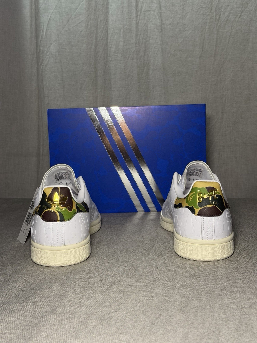 adidas Stan Smith BAPE Limited Edition 30 Jahre Weiß Camouflage IG1115 EU 39 1/3