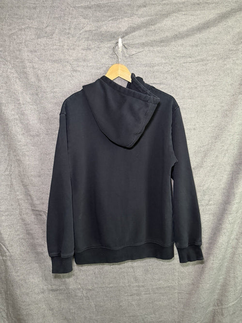 Adidas Men's S Black Trefoil Logo Pullover Hoodie Sweatshirt