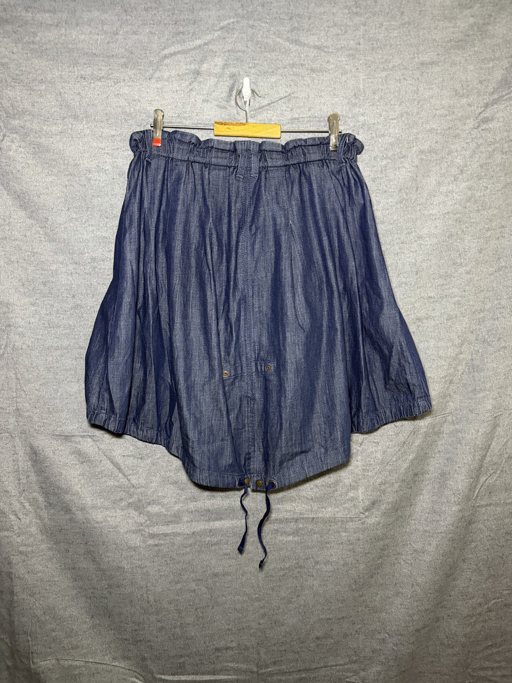 Mavi Jeans Lesly Women's Blue Denim Bubble Balloon Skirt Size M Cotton