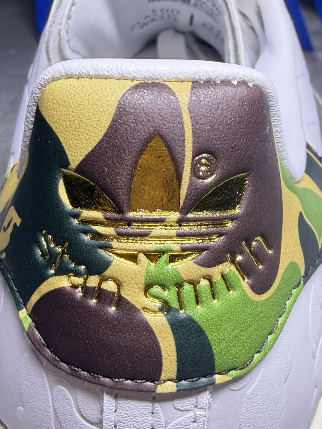 adidas Stan Smith BAPE Limited Edition 30 Jahre Weiß Camouflage IG1115 EU 39 1/3