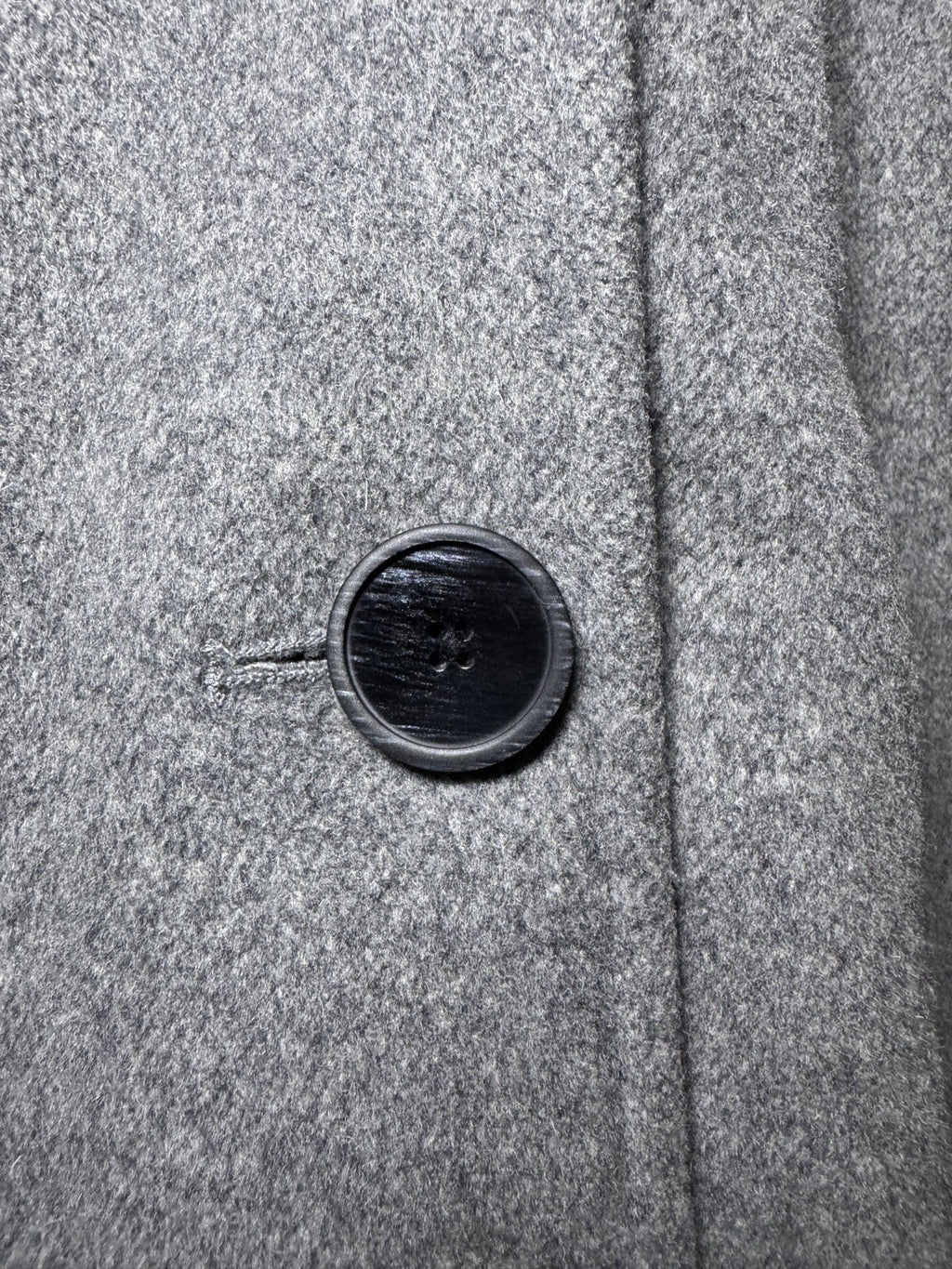 BONITA Womens Grey Wool Blend Coat Hooded Double Breasted Belted Jacket EU 38 M