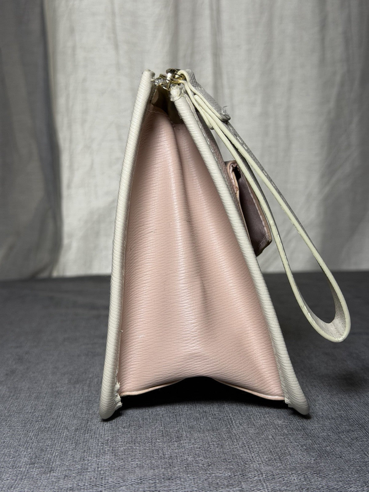 Michael Kors Two-Tone Envelope Wristlet Clutch - Pink & Cream - "Sample" Piece
