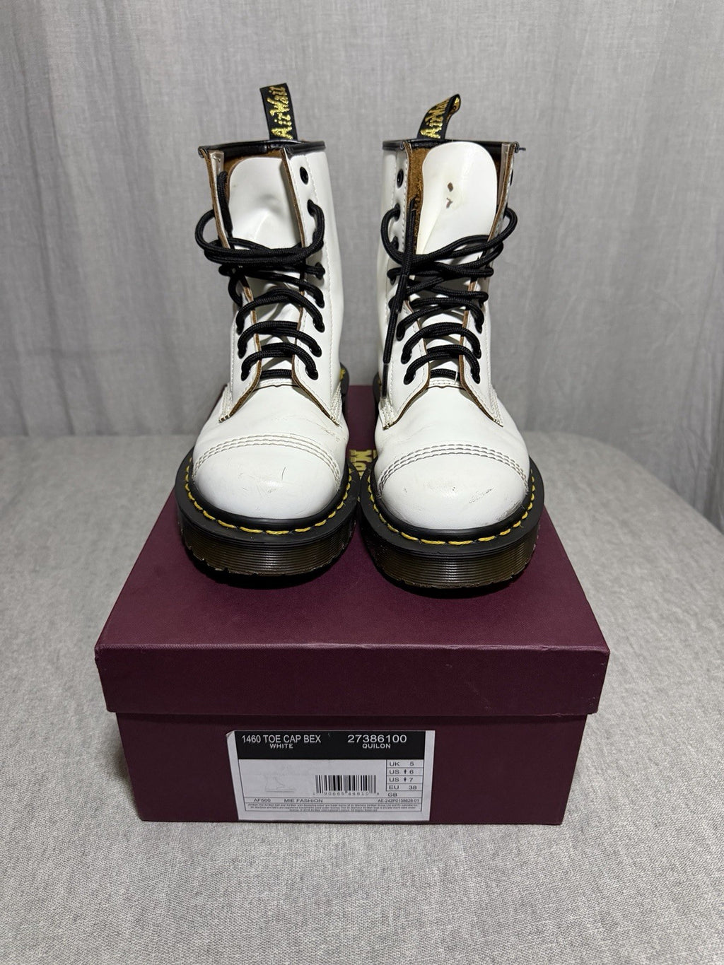 Dr. Martens 1460 Toe Cap Bex Made in England EU 38