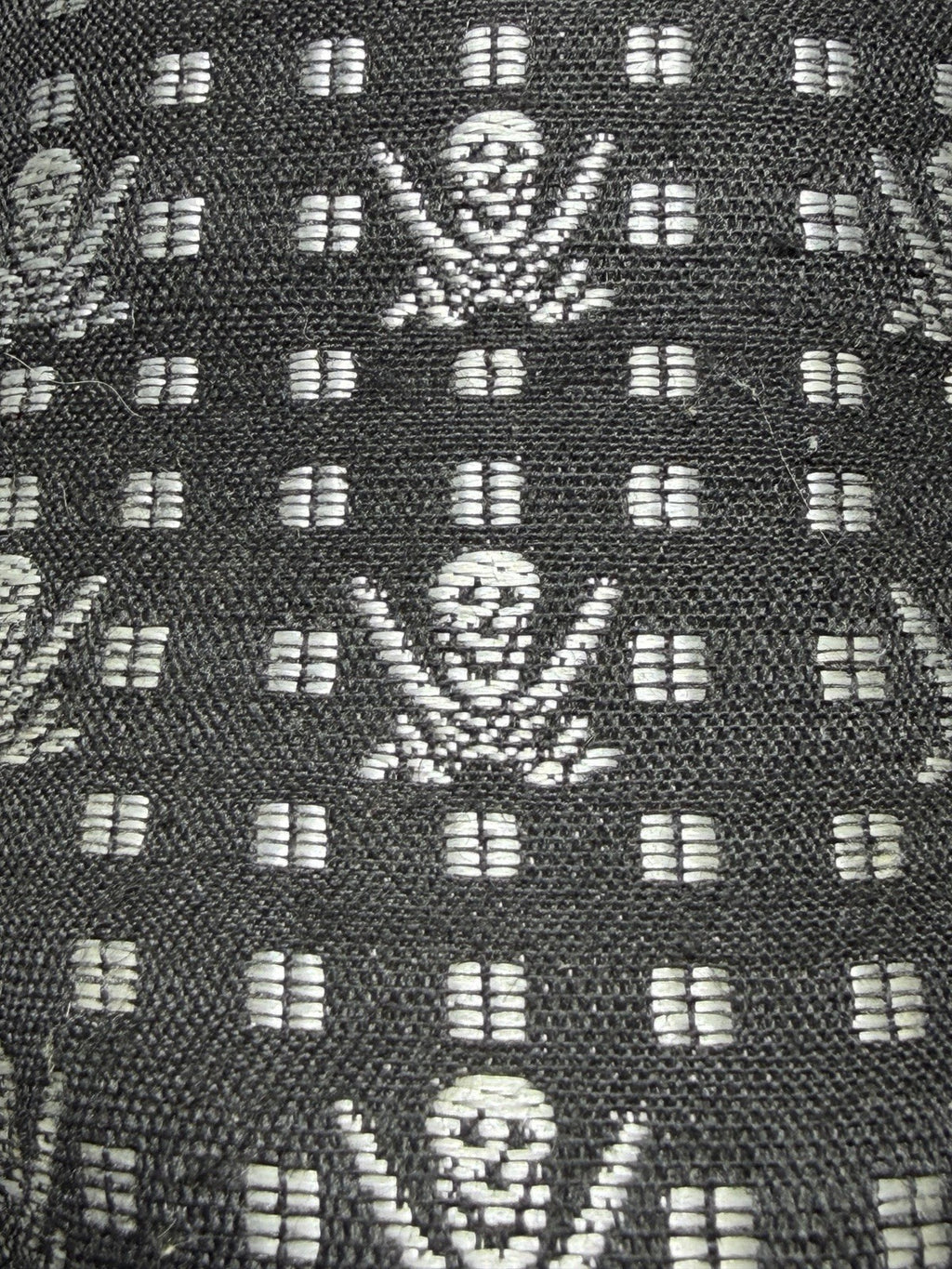 Dr. Martens Briar Oxford Shoes Black Skull Crossbones Canvas Size UK 3 EU 36