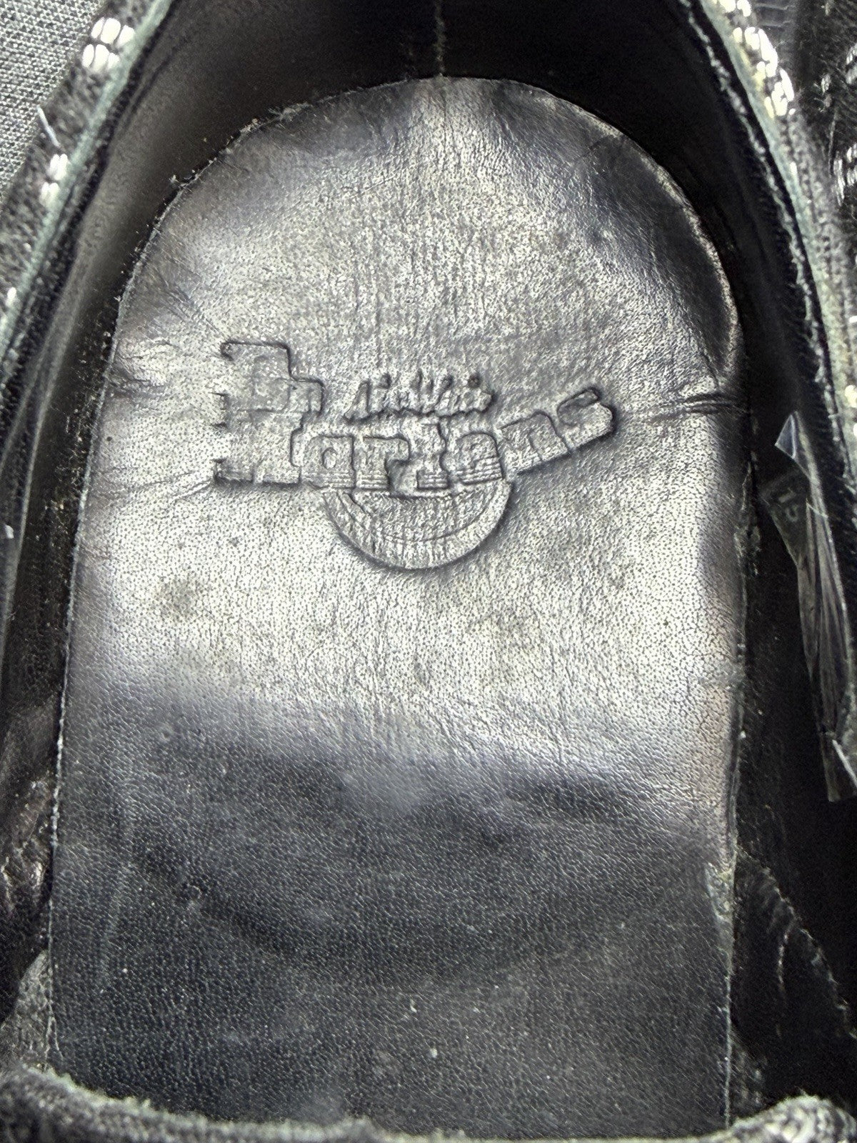 Dr. Martens Briar Oxford Shoes Black Skull Crossbones Canvas Size UK 3 EU 36