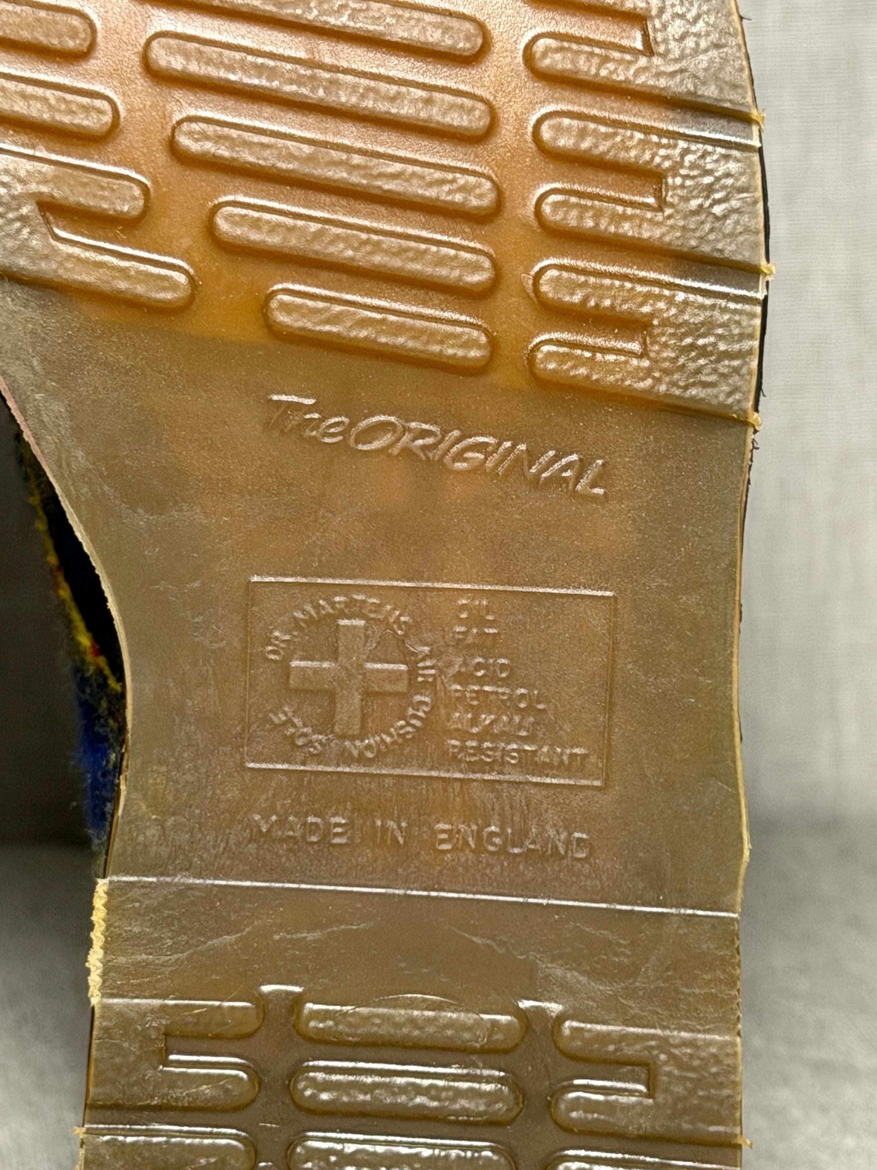 Vintage 90s Made In England Dr. Martens 1460
Tartan Plaid Boots (EU 37)