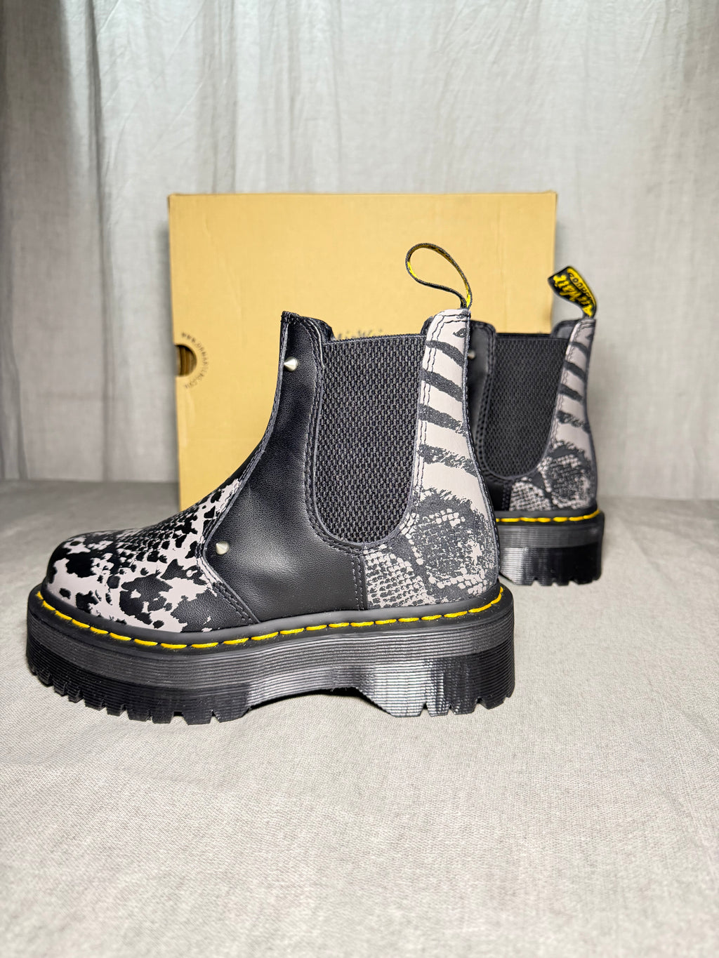 Dr. Martens 2976 Quad Animal Clash Platform Boots EU 36 UK 3 US L 5 New with tags