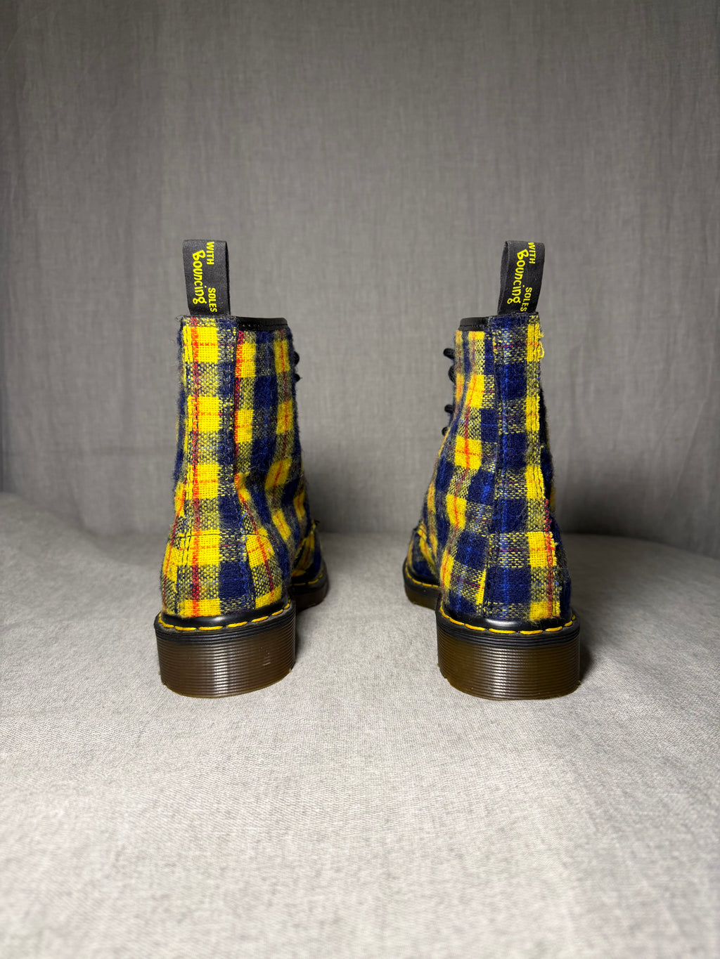 Vintage 90s Made In England Dr. Martens 1460
Tartan Plaid Boots (EU 37)