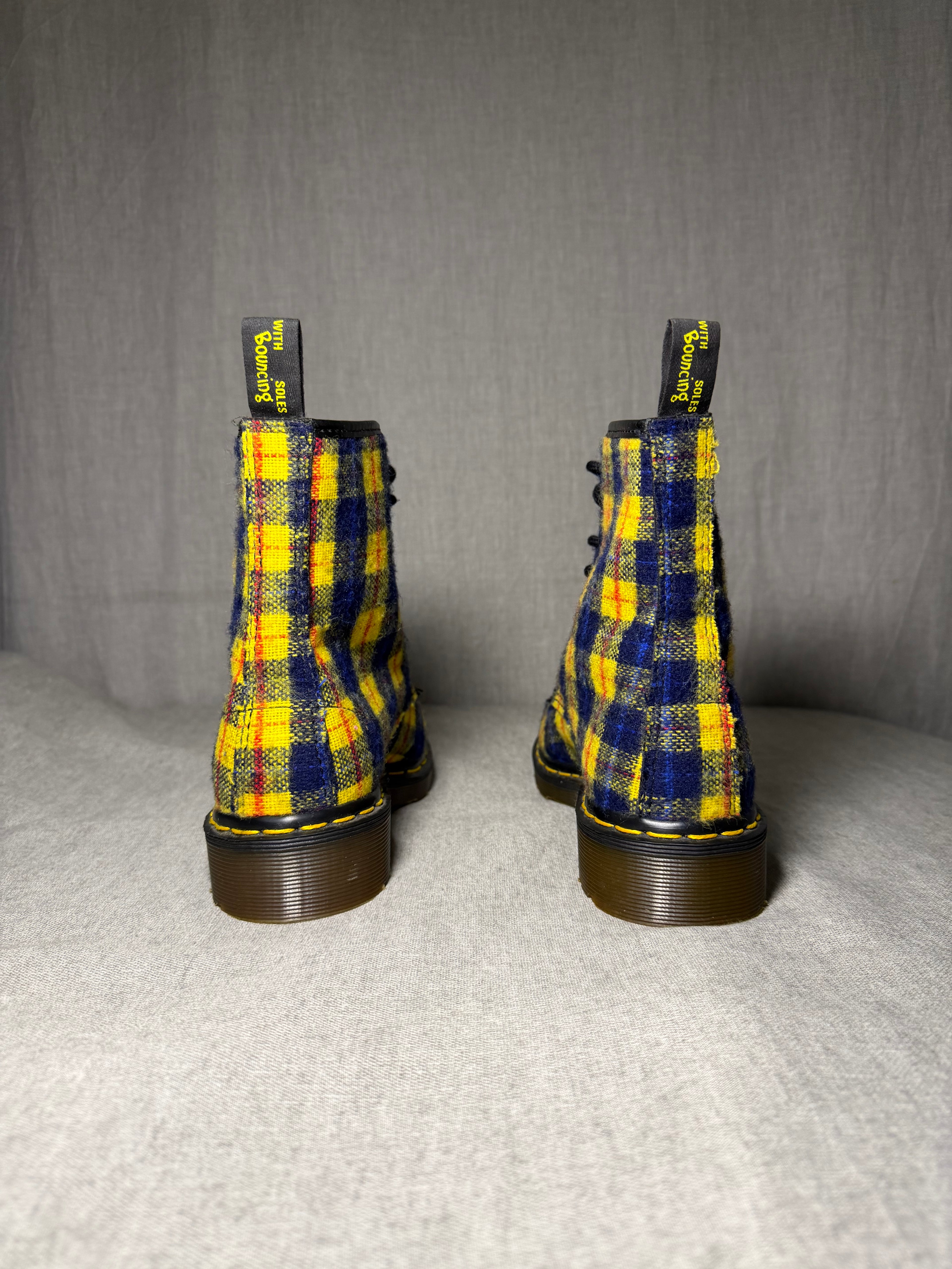 Vintage 90s Made In England Dr. Martens 1460
Tartan Plaid Boots (EU 37)