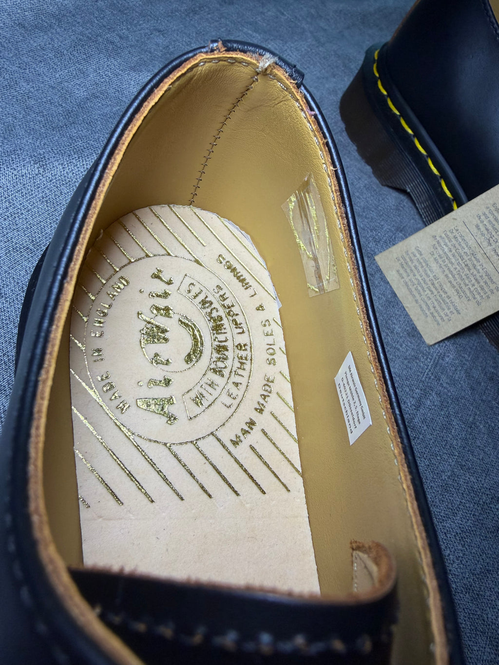 Dr. Martens 1461 Vintage Made in England Quilon
Leather EU 37 - New in Box