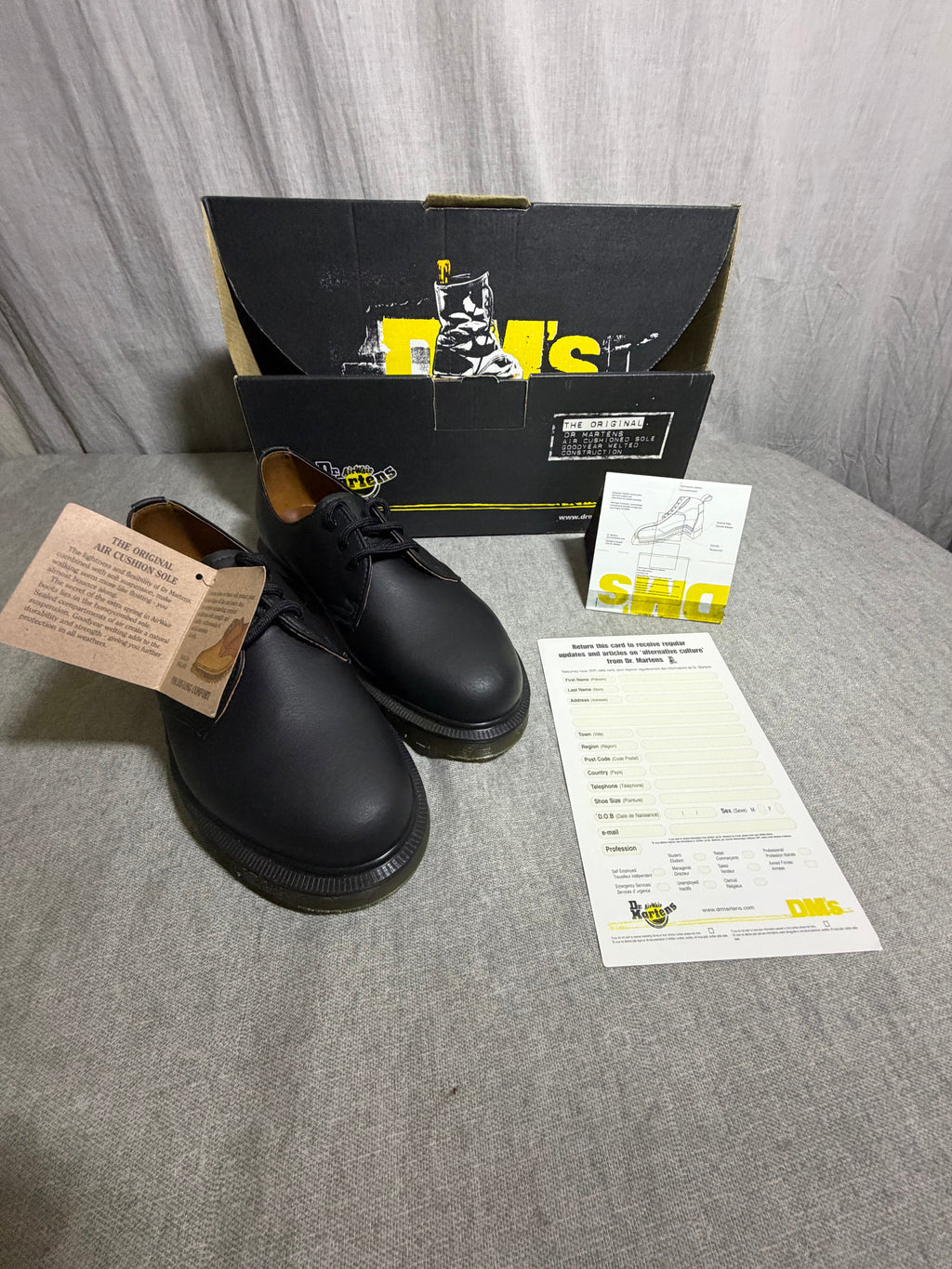 Dr. Martens × The Vegetarian Shoe 1461 Made in England EU 37 - New in Box (Set)