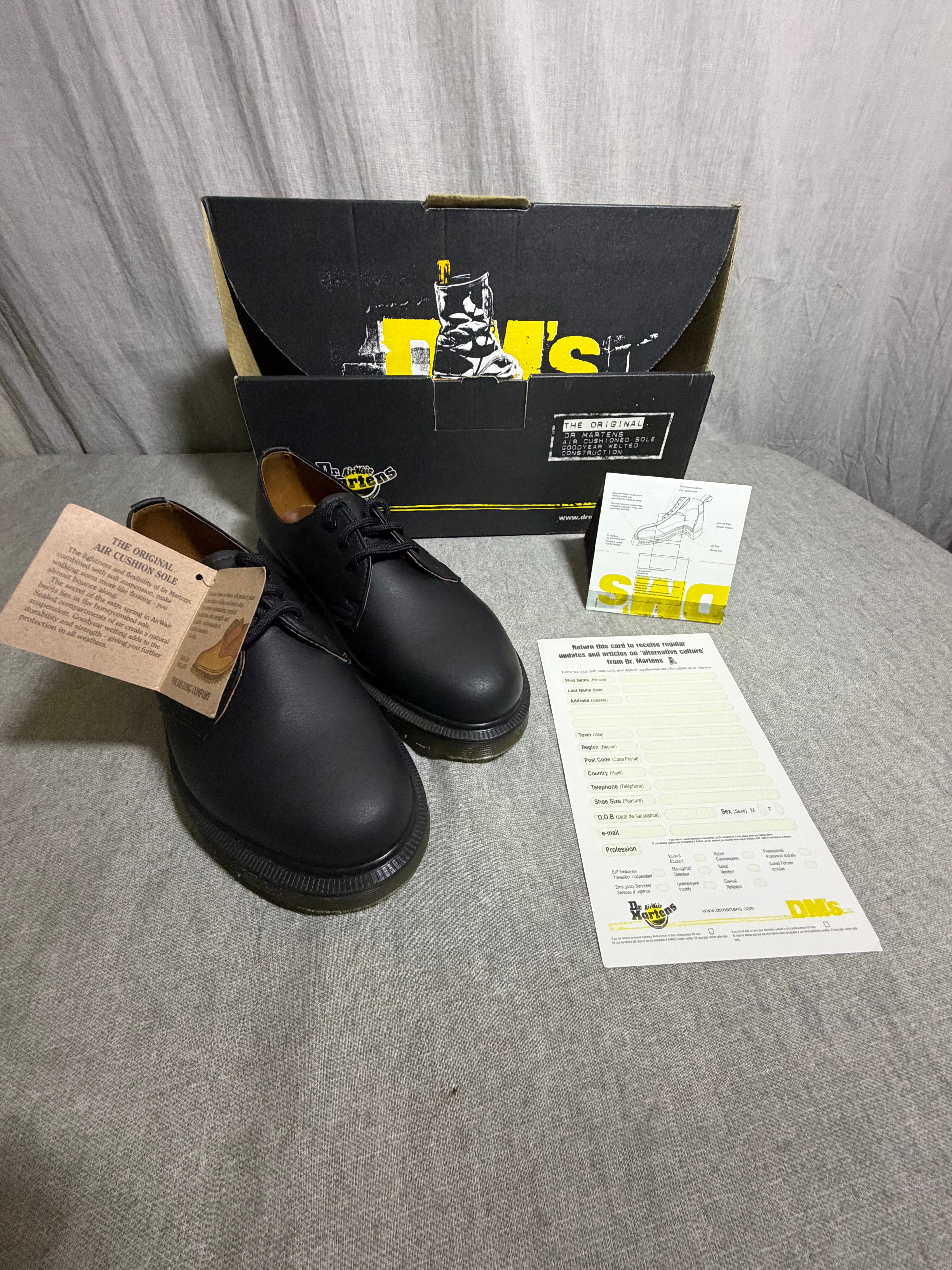 Dr. Martens × The Vegetarian Shoe 1461 Made in England EU 37 - New in Box (Set)