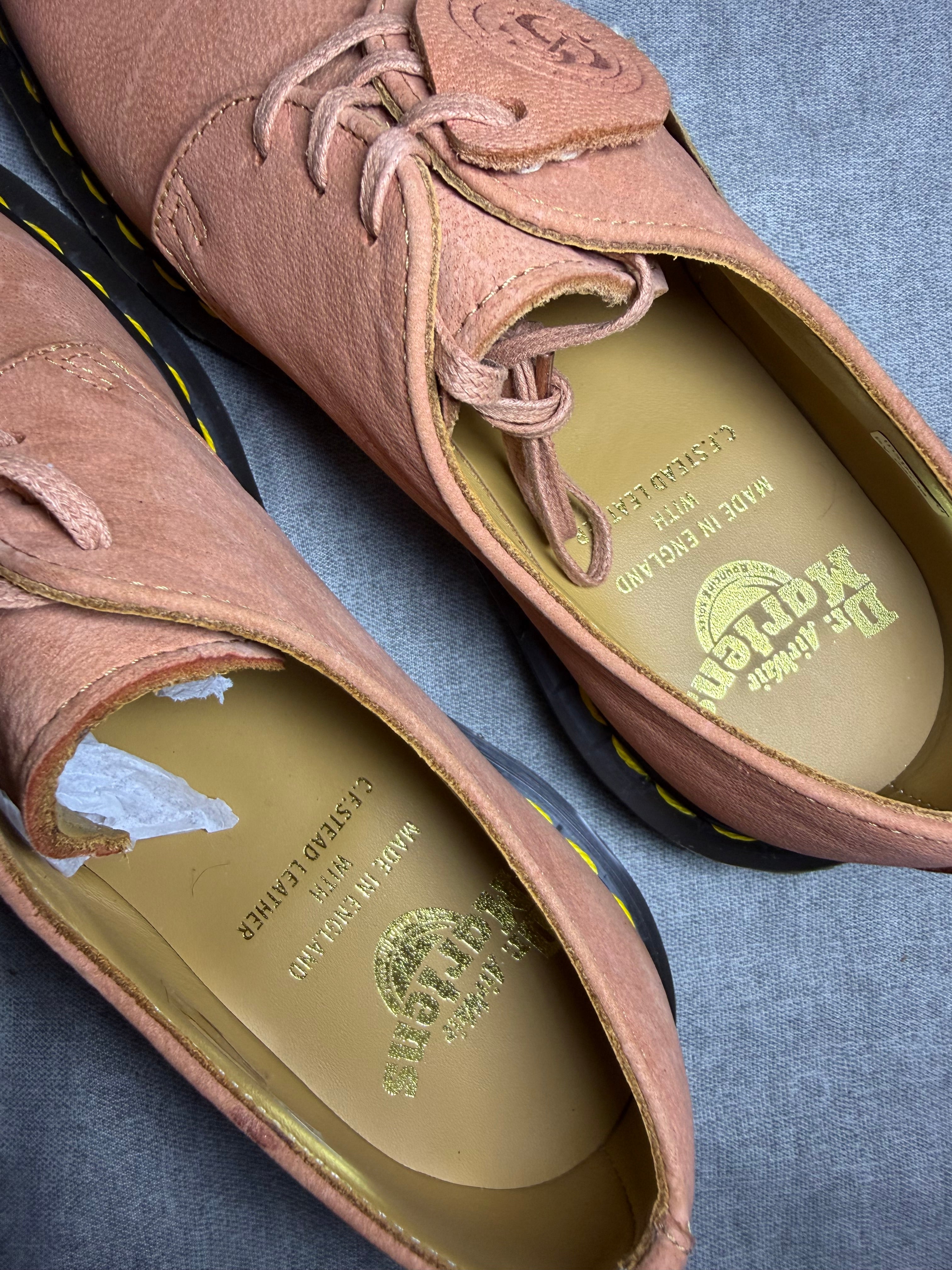 Dr. Martens x C.F. Stead 1461 Pink Savannah Nubuck Made in England EU 38 - New in Box