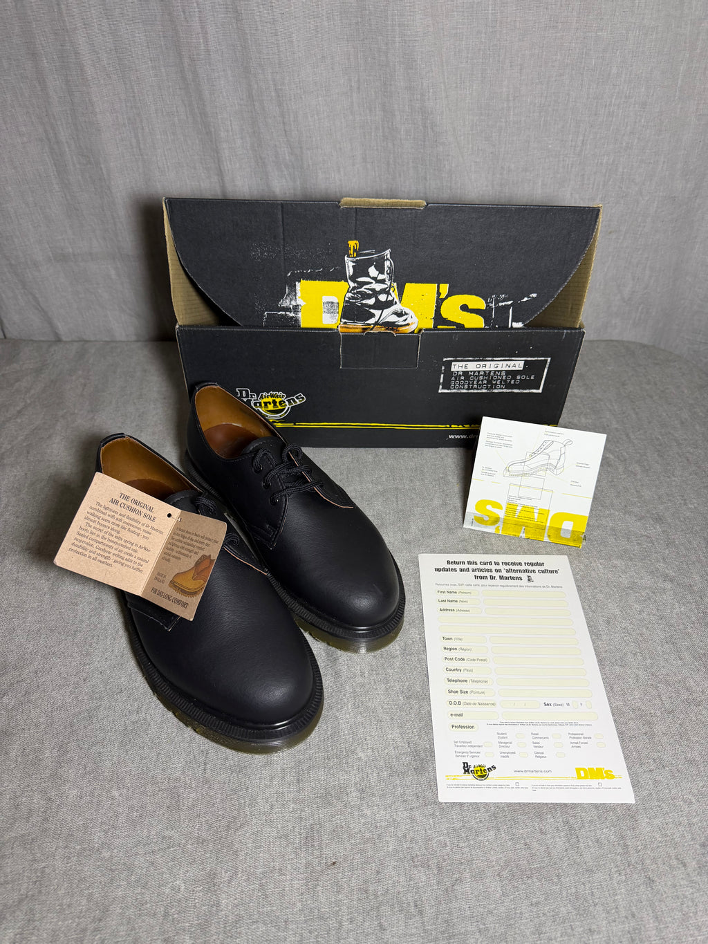 Dr. Martens × The Vegetarian Shoe 1461 Made in England EU 37 - New in Box (Set)