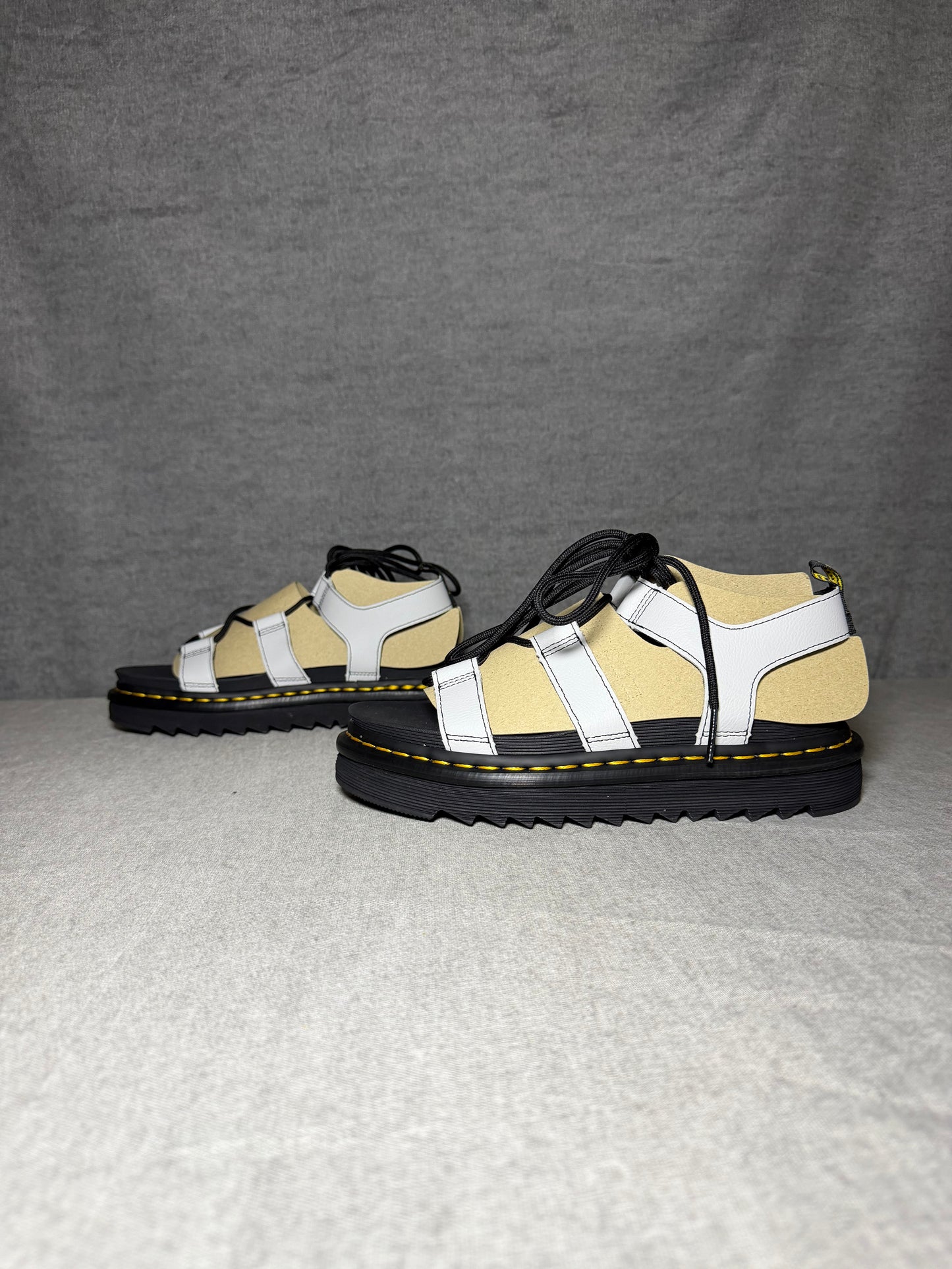 Dr. Martens Nartilla Lace-Up Sandal - Mist Grey Size 40