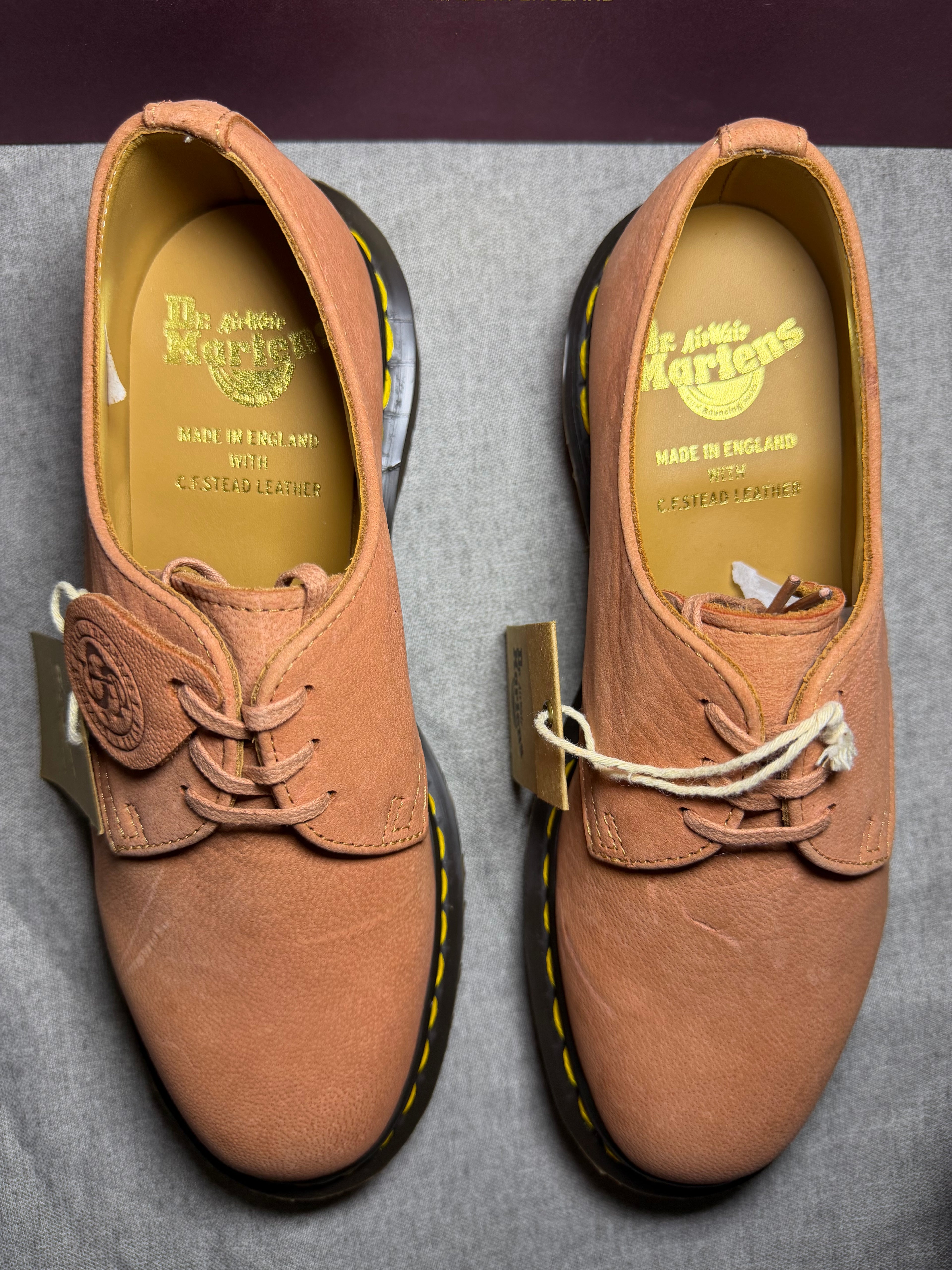 Dr. Martens x C.F. Stead 1461 Pink Savannah Nubuck Made in England EU 38 - New in Box