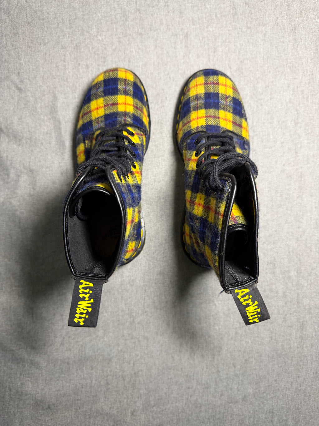 Vintage 90s Made In England Dr. Martens 1460
Tartan Plaid Boots (EU 37)