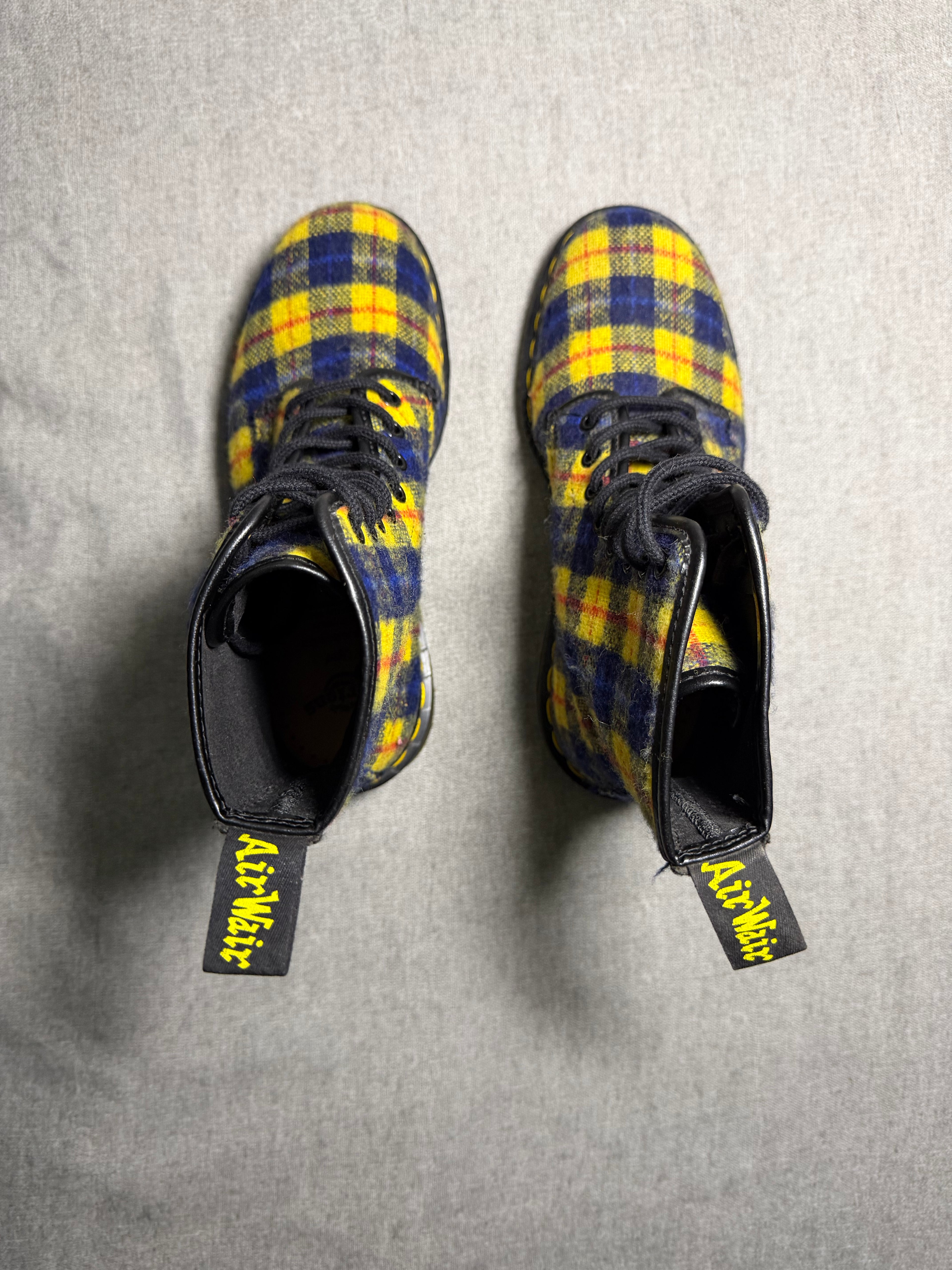 Vintage 90s Made In England Dr. Martens 1460
Tartan Plaid Boots (EU 37)