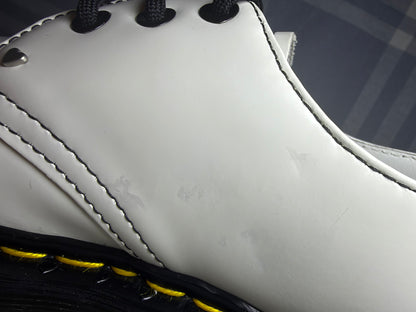 Dr. Martens 1461 Hearts Leather Oxford Shoe - White/Black Size 36