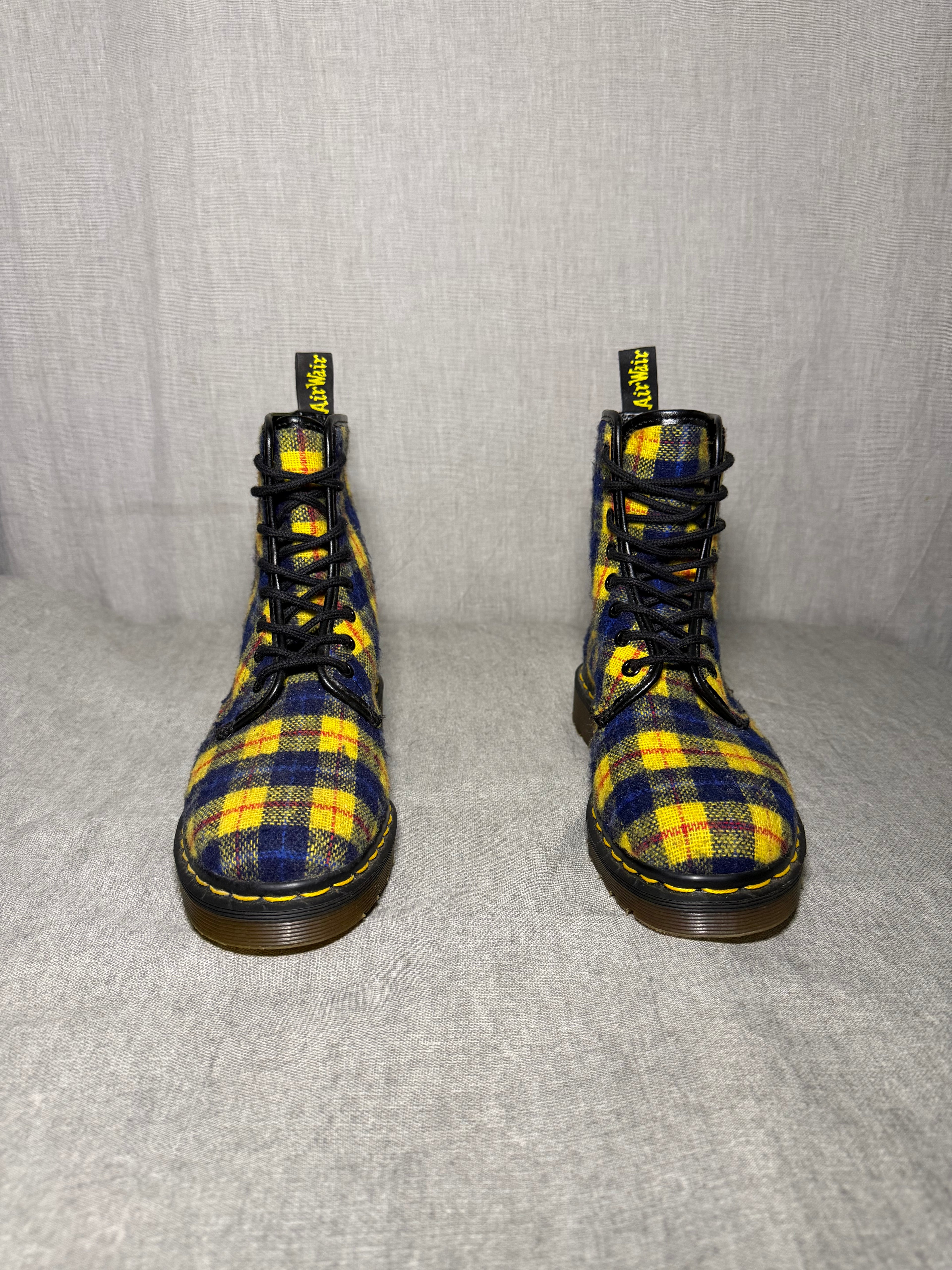Vintage 90s Made In England Dr. Martens 1460
Tartan Plaid Boots (EU 37)